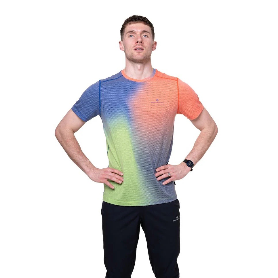 Men's Tech Golden Hour T-Shirt - Blue - Image 3