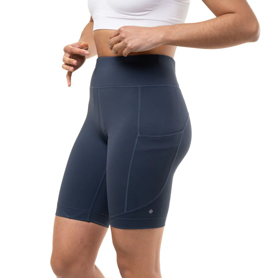 Women's Tech Stretch Shorts - Blue - Image 3