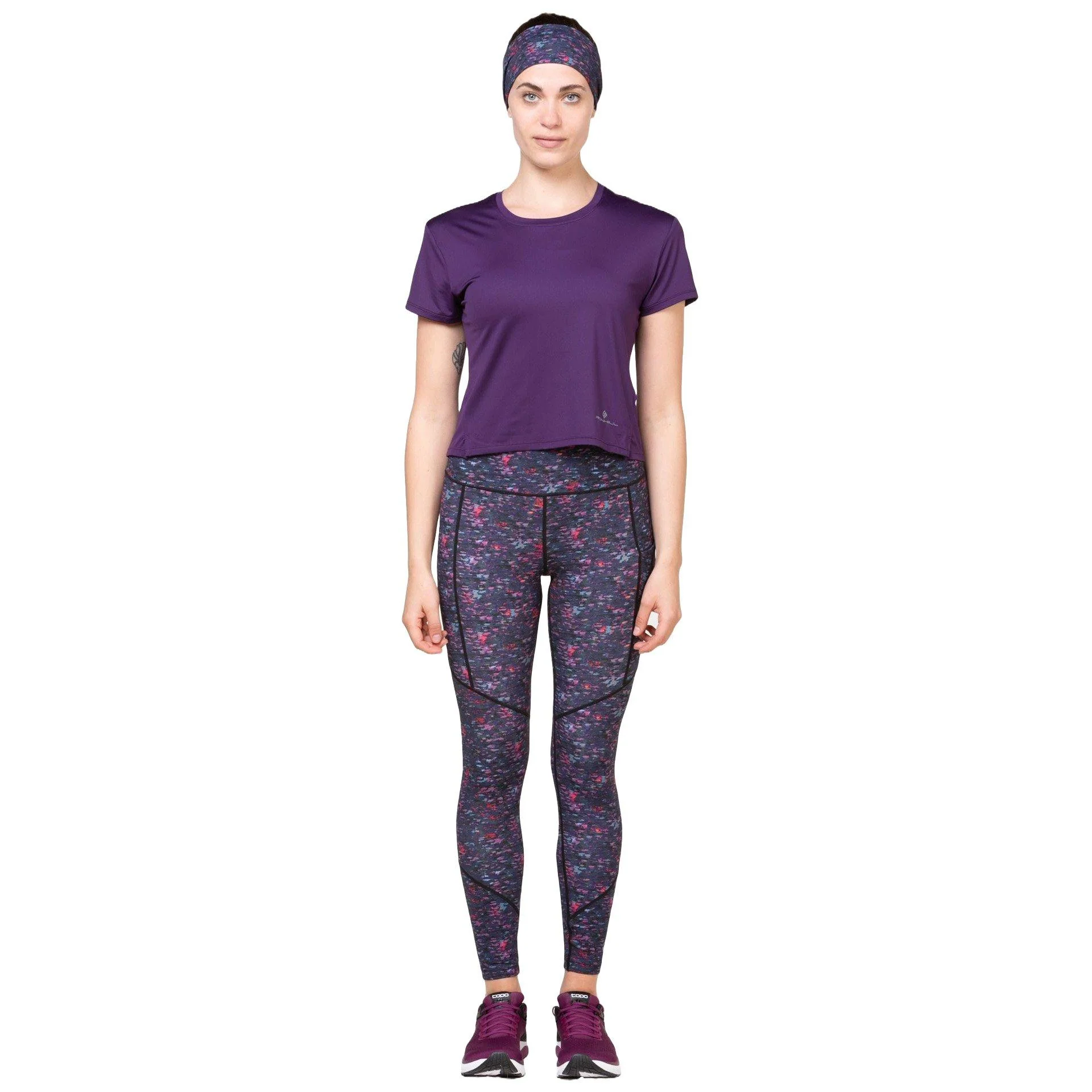 Women's Tech Tights - Purple - Image 4