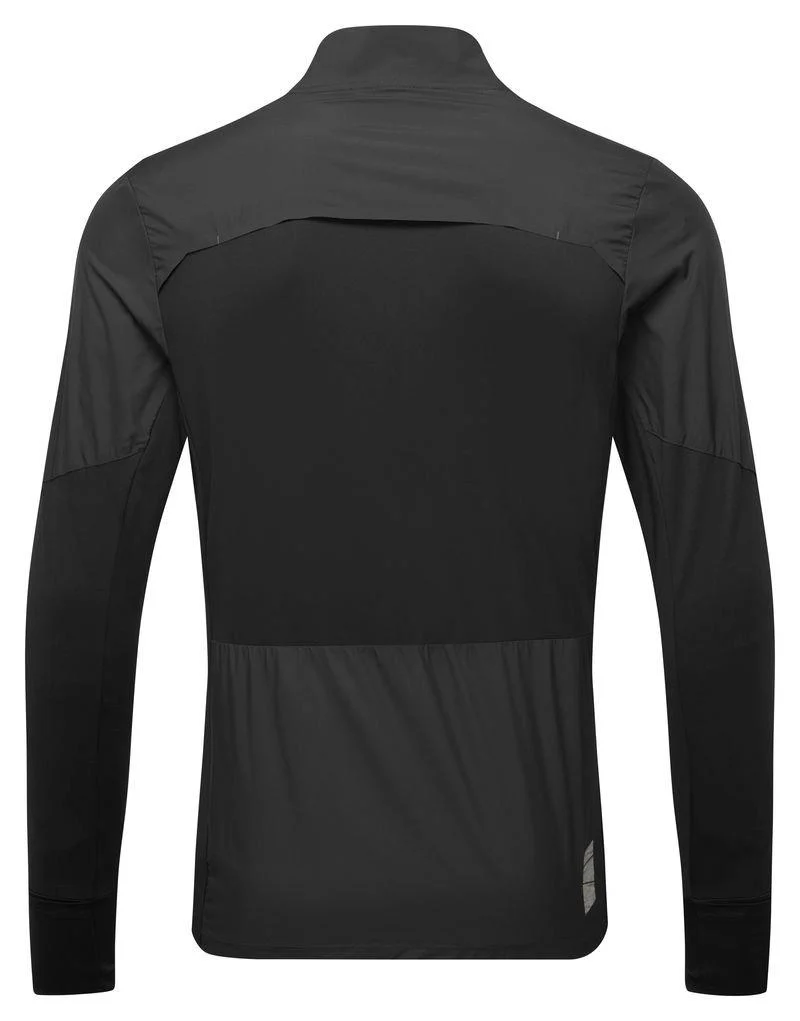 Men's Tech Wind-Block 1/2 Zip Mid Layer - Black - Image 2