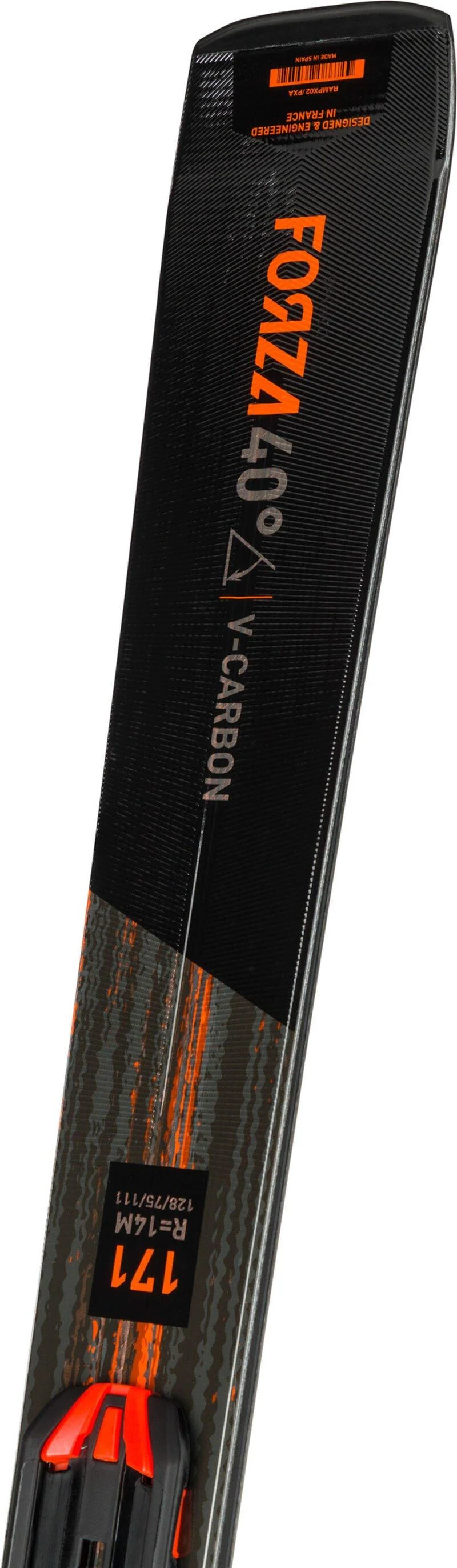 Men's Forza 40° Skis + Xpress 11 GW - Orange / Black - Image 6