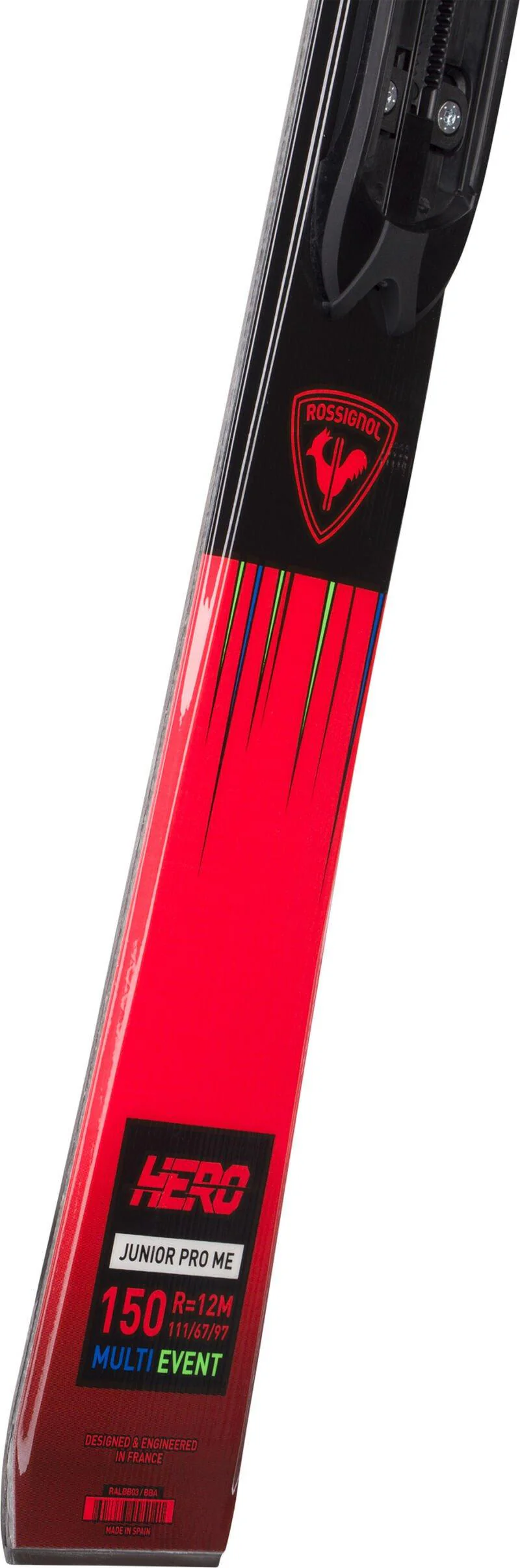 Kids' Hero Multi-Event Skis + Xpress 7 Binding - Red - Image 4