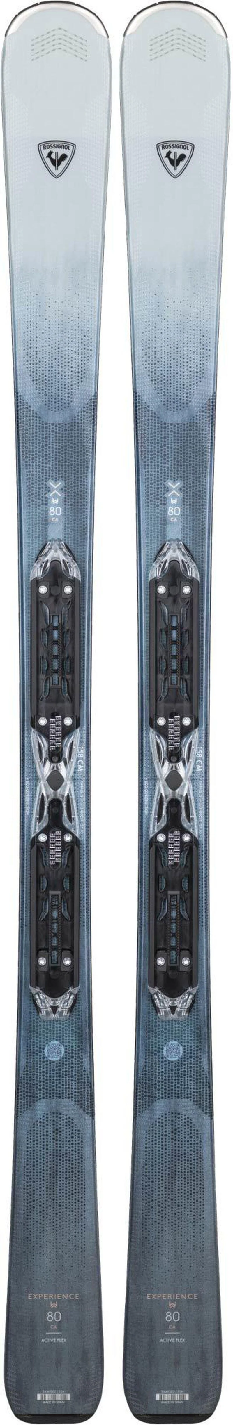 Women's All Mountain Experience 80 Carbon Skis + XPRESS W 11 GW B83 BK/SPKL Bindings - Blue