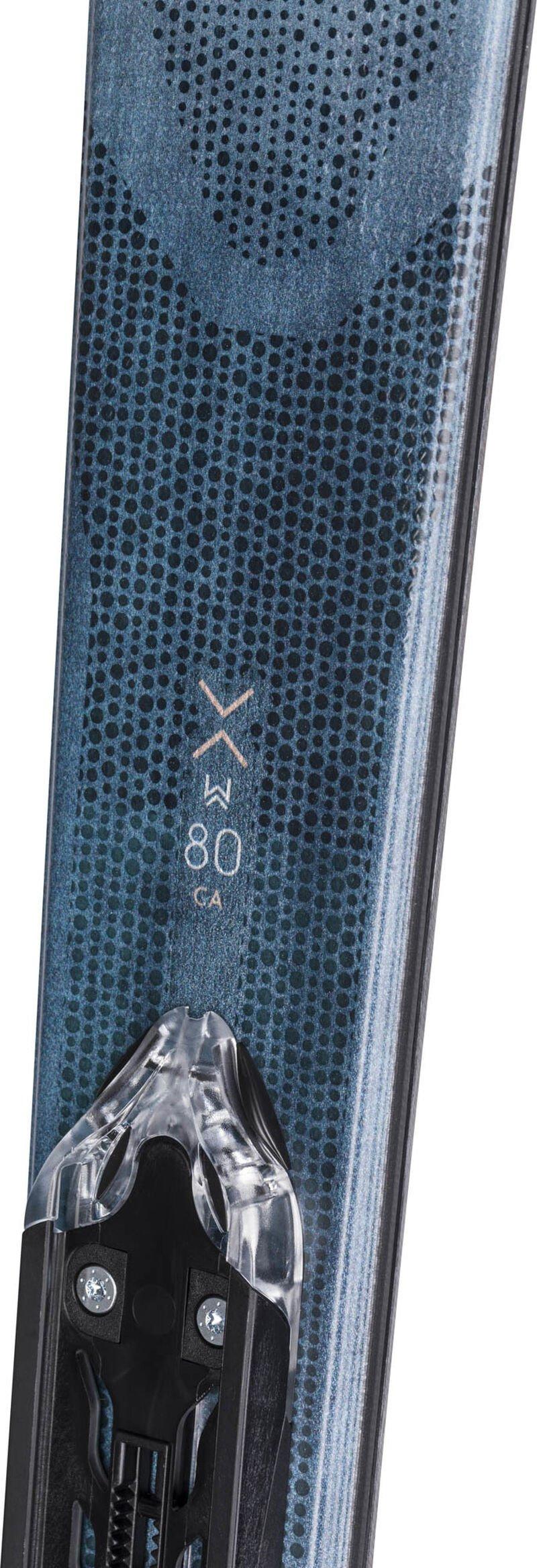 Women's All Mountain Experience 80 Carbon Skis + XPRESS W 11 GW B83 BK/SPKL Bindings - Blue - Image 5