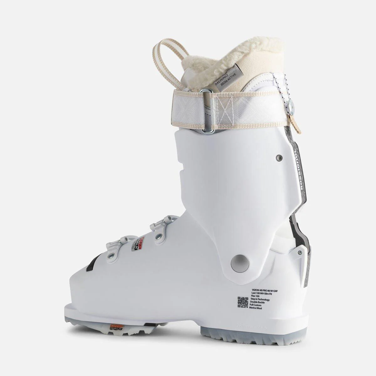 Women's Vizion 4B Pro 80 GW Ski Boots - White - Image 2