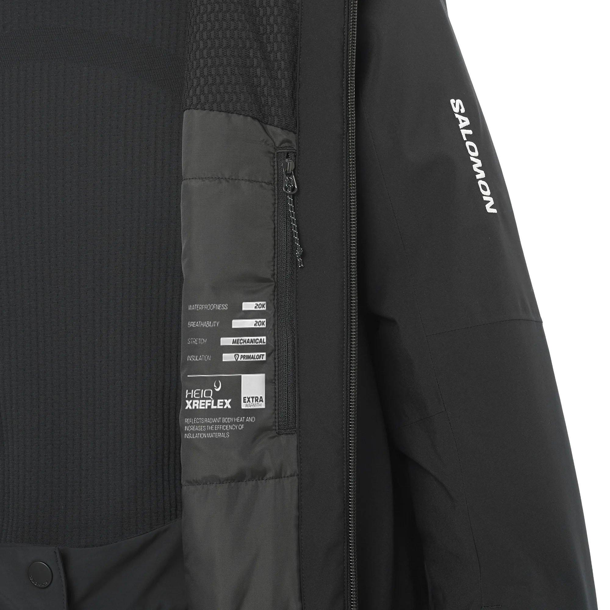 Women's Brilliant Insulated Ski Jacket - Black - Image 7