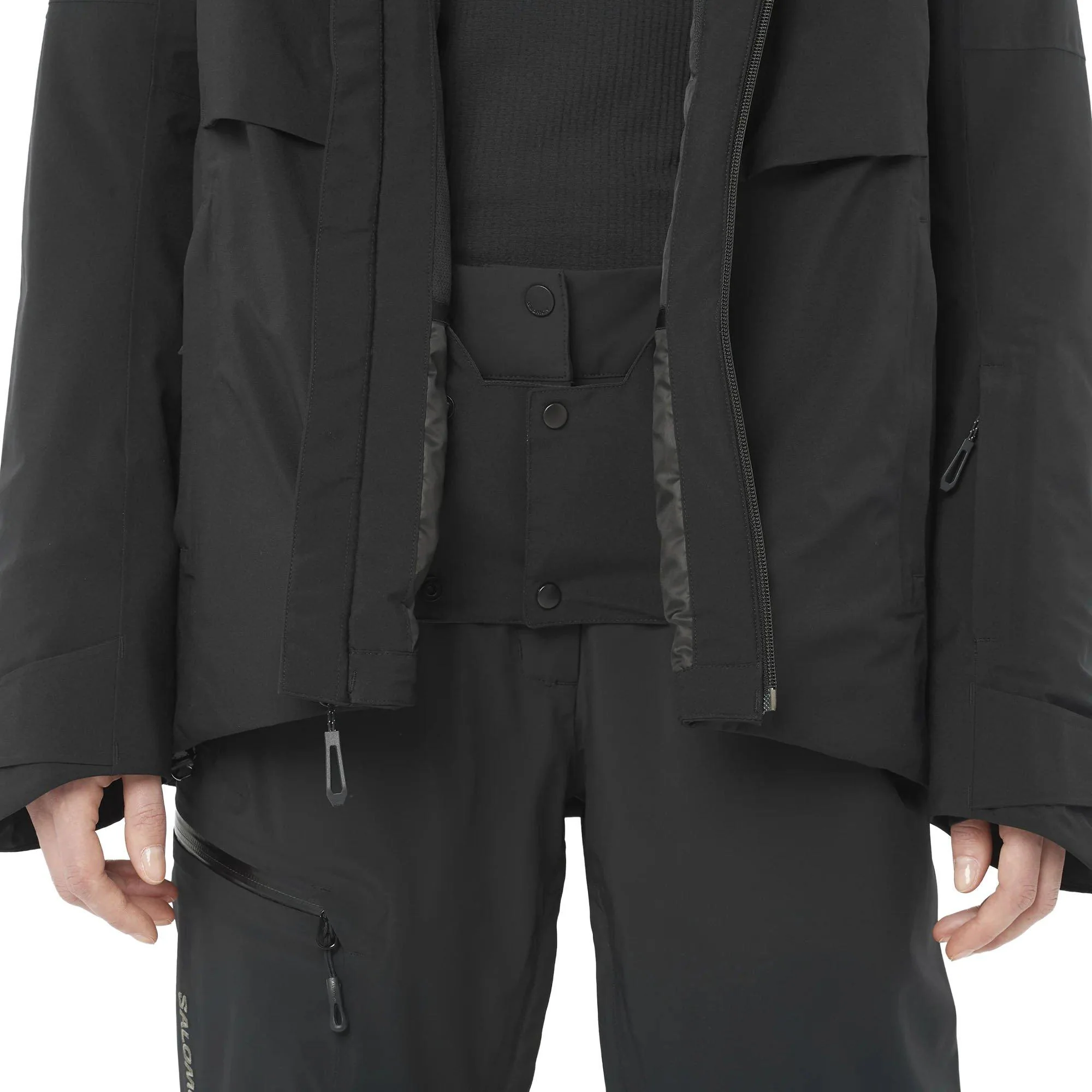 Women's Brilliant Insulated Ski Jacket - Black - Image 9