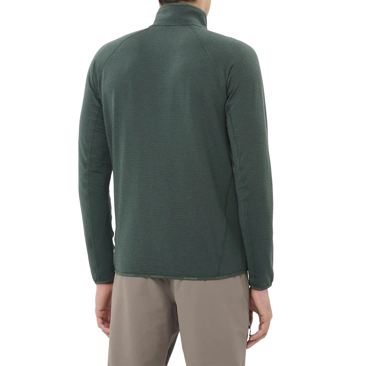 Men's Essential Lightwarm Full-Zip Fleece - Green - Image 3