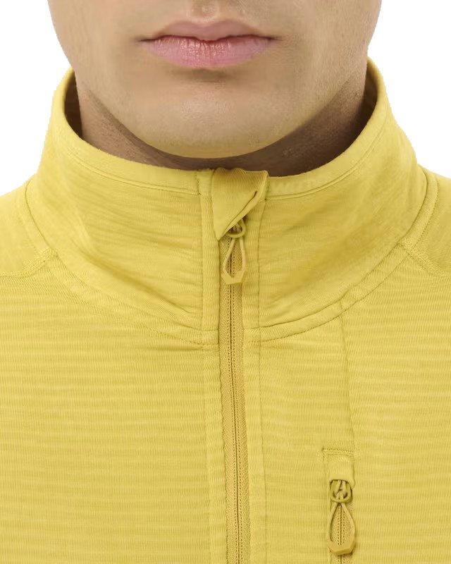 Men's Essential Lightwarm Half-Zip Fleece - Yellow - Image 5