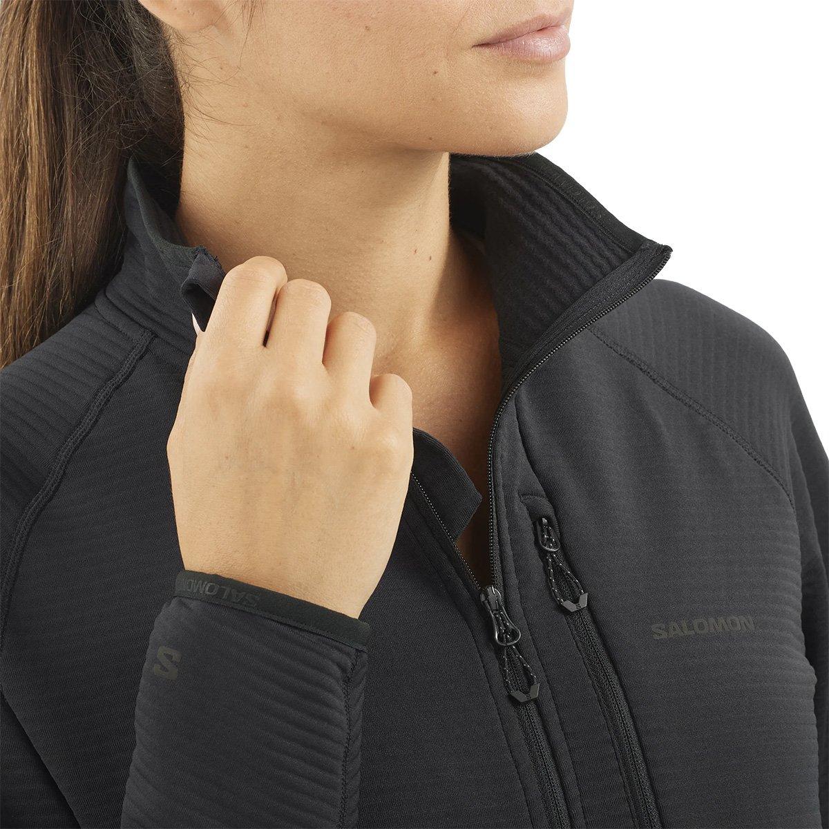 Women's Essential Lightwarm Half-Zip Fleece - Black - Image 4