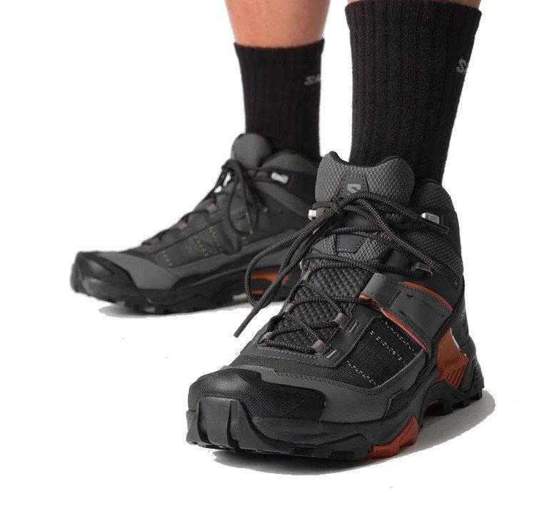 Men's X Ultra 5 Mid GORE-TEX Hiking Boots - Black - Image 5