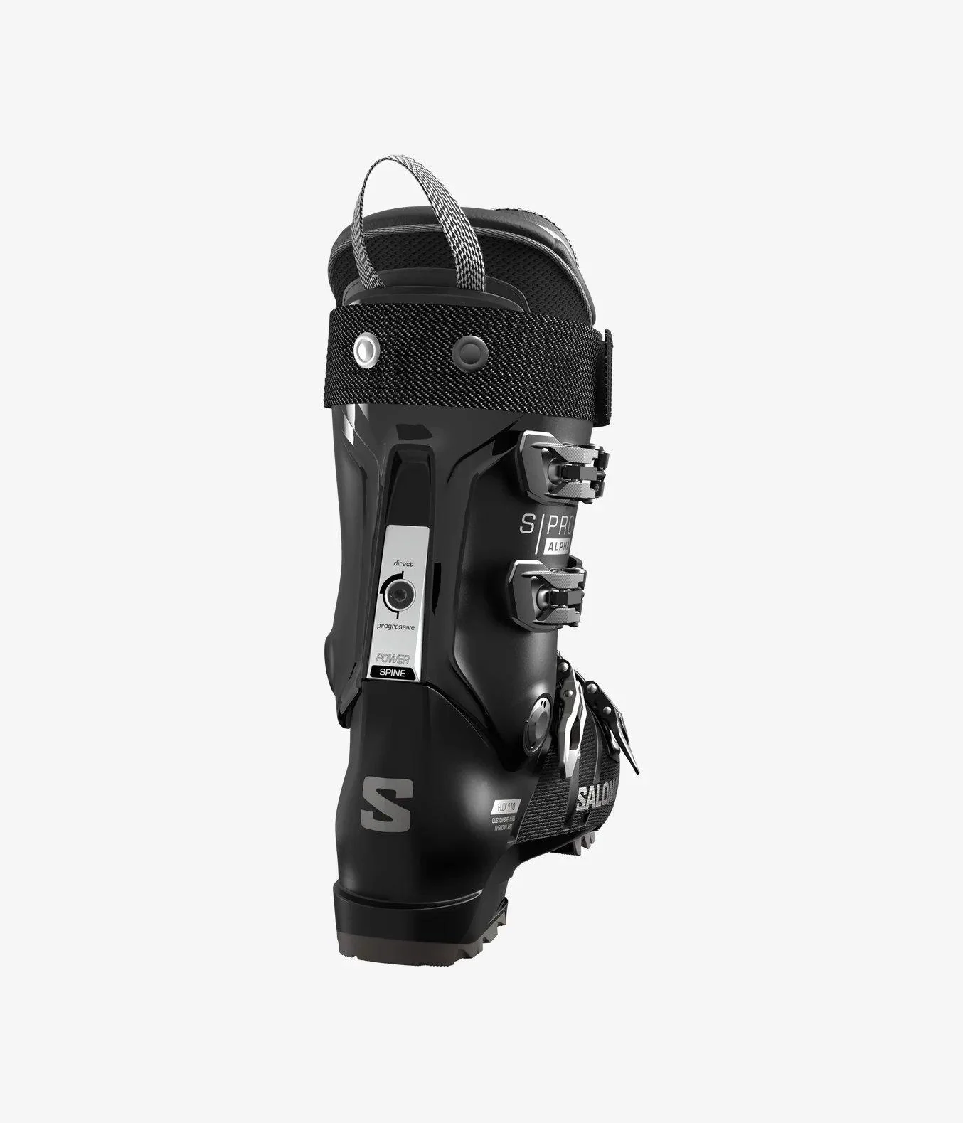 Men's S/Pro Alpha 110 Ski Boots - Black / Dark Grey - Image 2