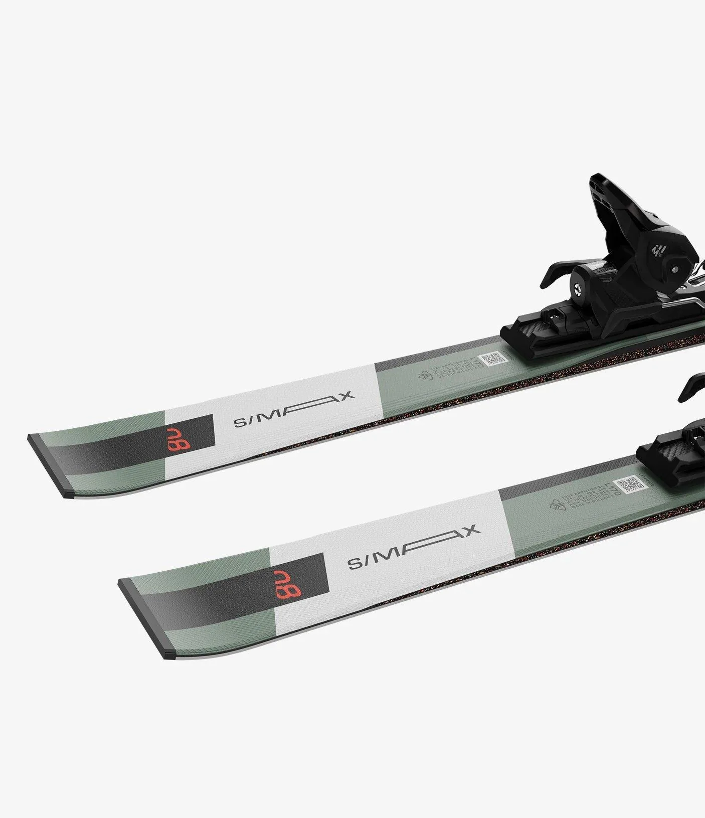 Men's S/Max 8 Skis + M10 Binding - Green / Black - Image 5