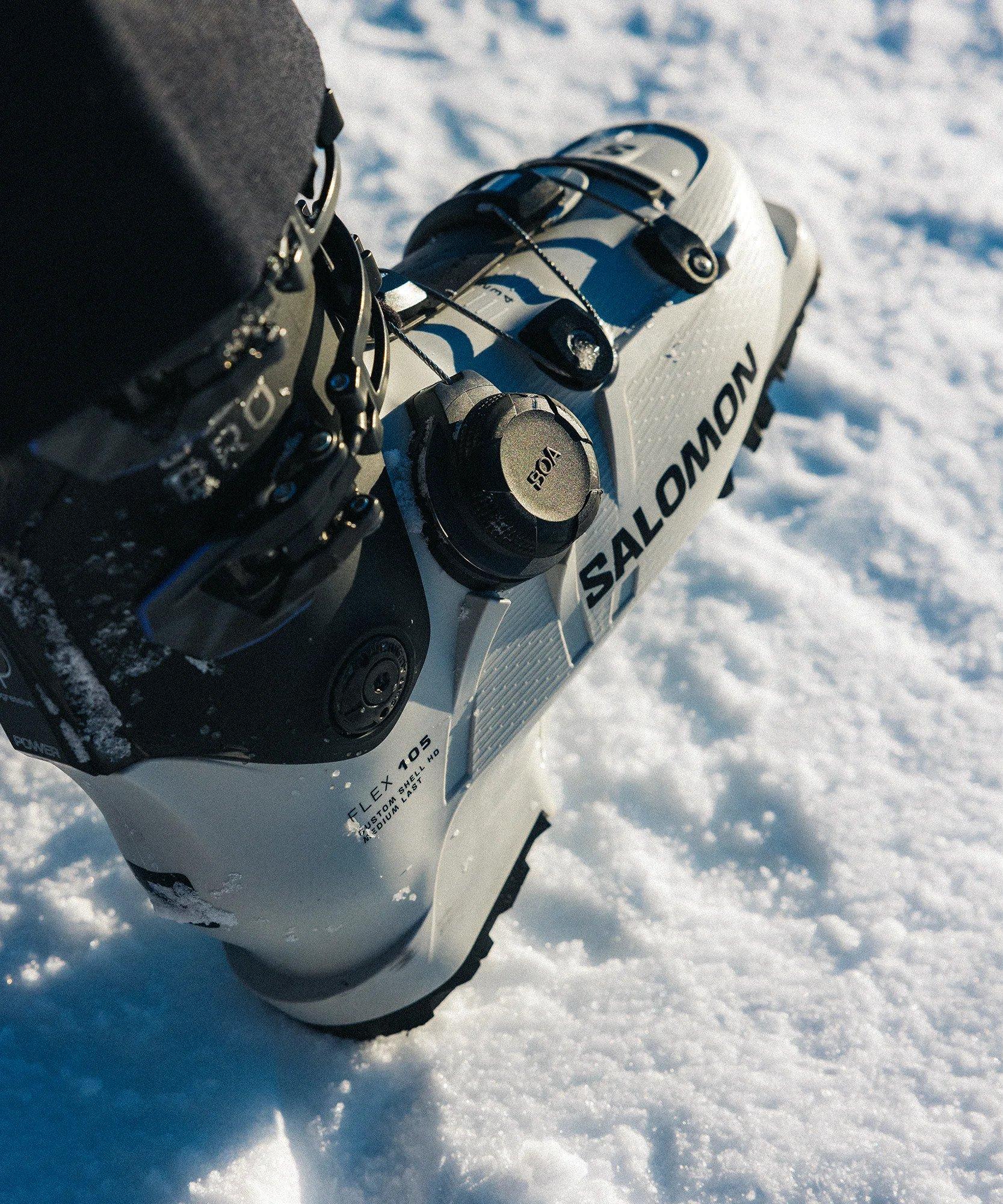 Women's S/Pro Supra BOA 105 Ski Boot - Grey / Aurora / Black - Image 6