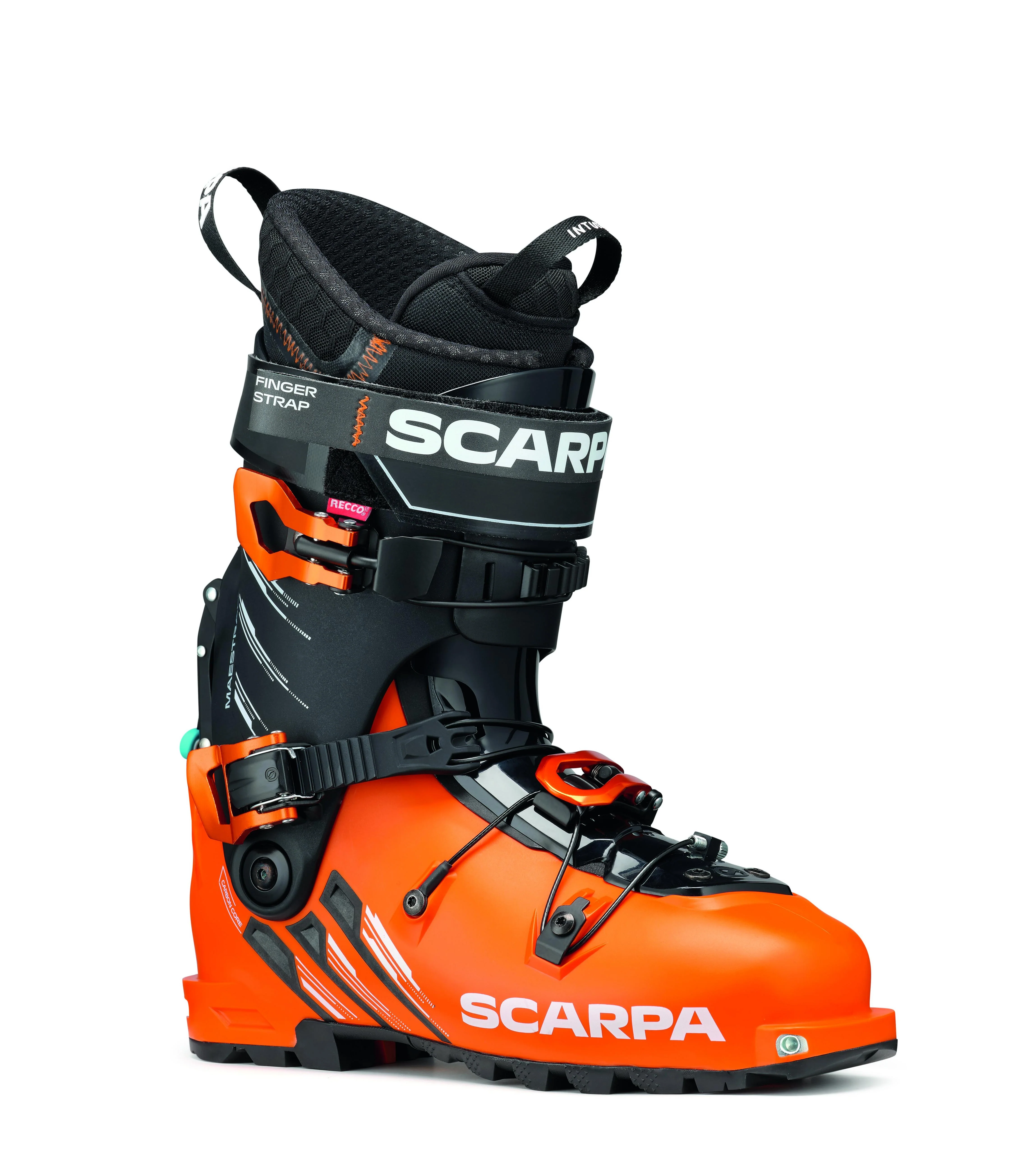 Men's Maestrale 110 Touring Ski Boots - Orange/Black - Image 3
