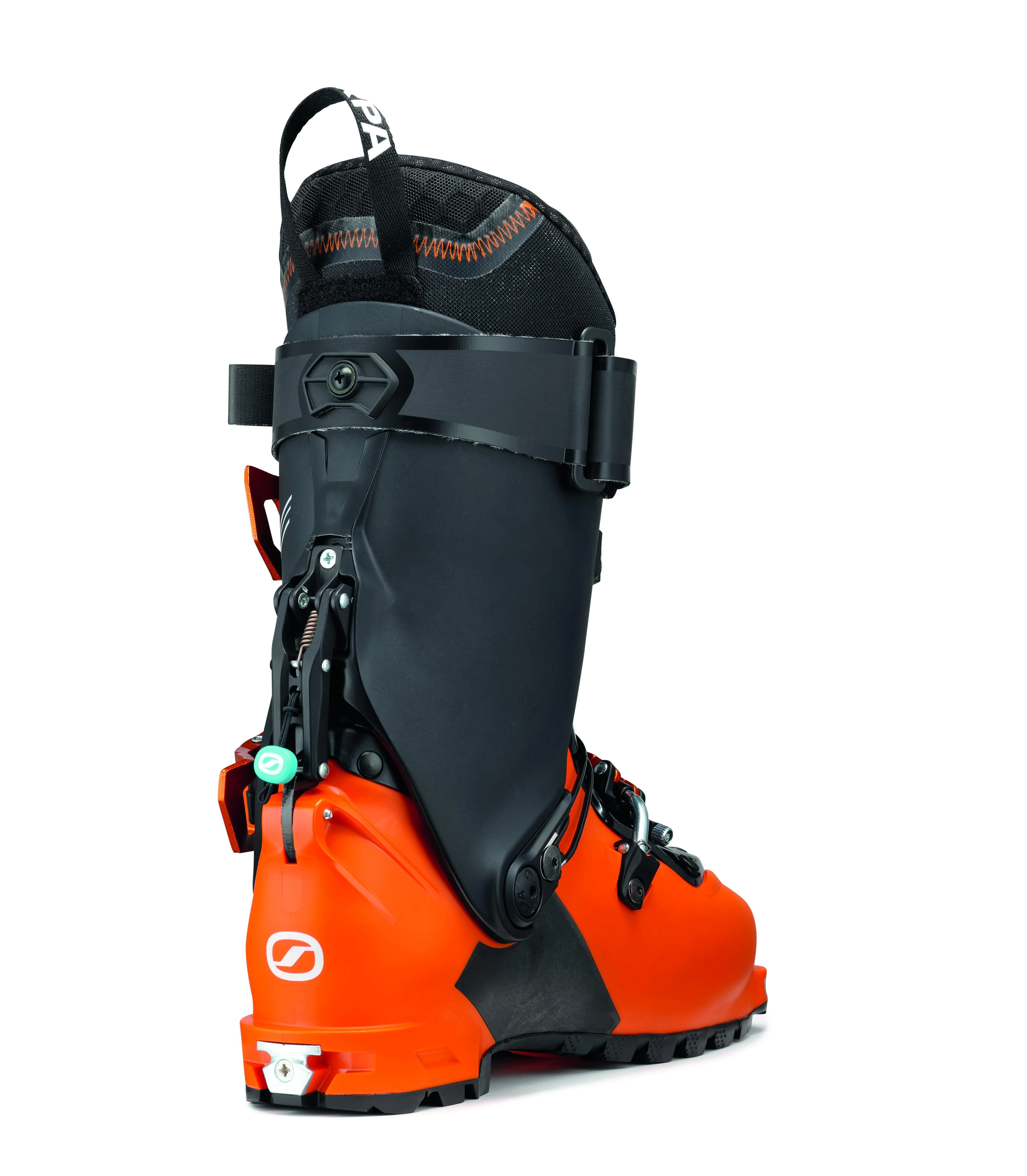 Men's Maestrale 110 Touring Ski Boots - Orange/Black - Image 4