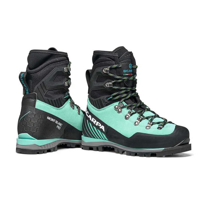 Women's Mont Blanc Pro GORE-TEX Mountaineering Boots - Green/Blue - Image 2