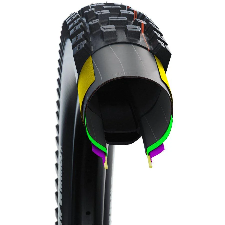 Albert Radial 27.5"x2.5" Gravity Pro ADDIX Soft MTB Tyre - Black - Image 3