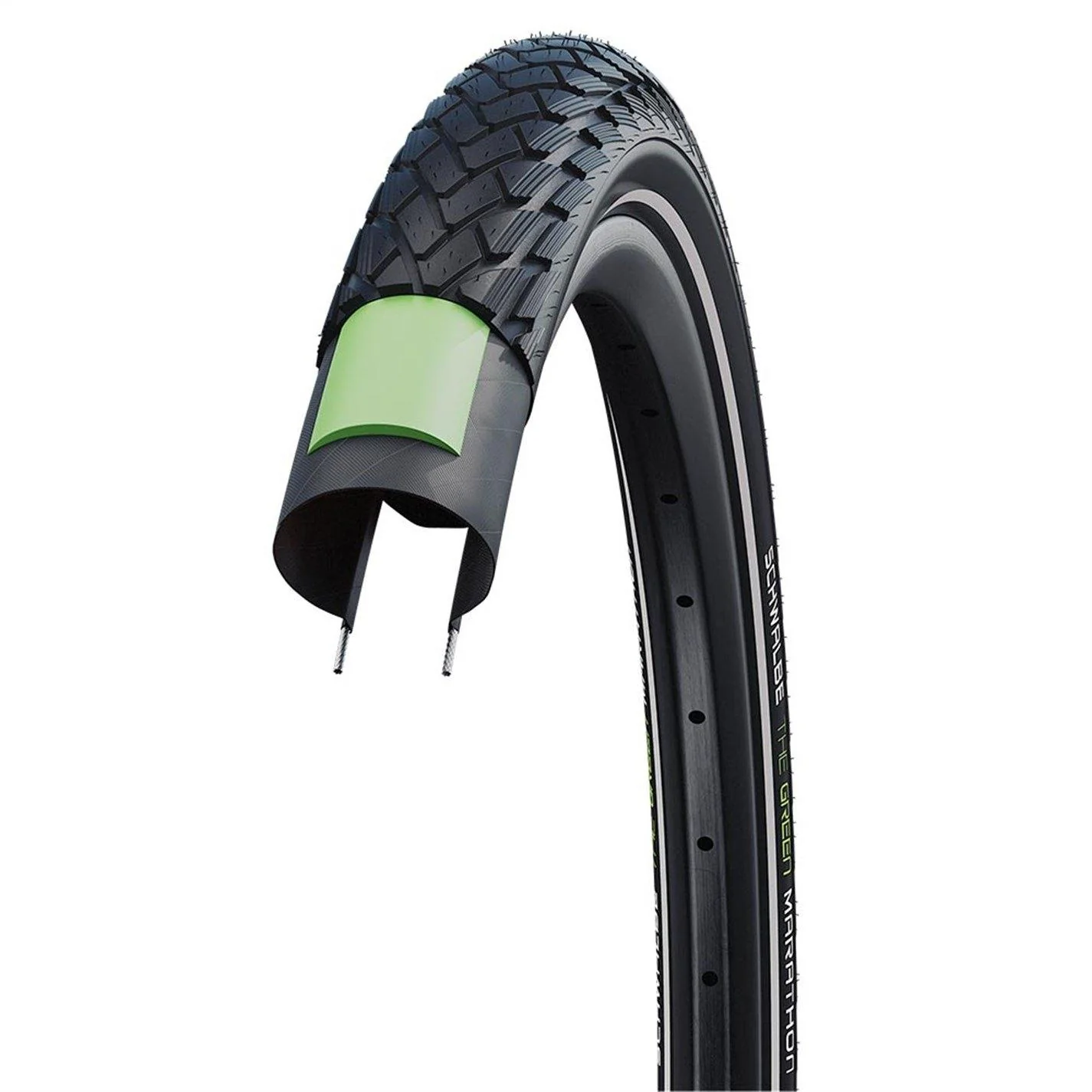 Marathon Reflective 20x1.75 Tyre - Black - Image 4