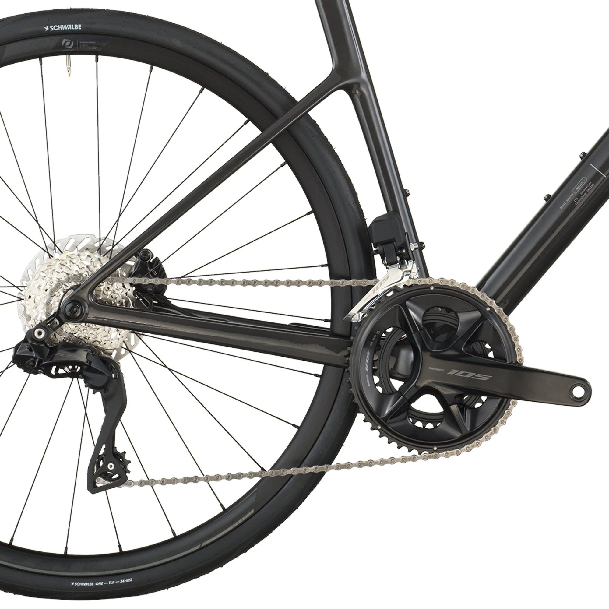 Addict 40 Road Bike - Black - Image 5
