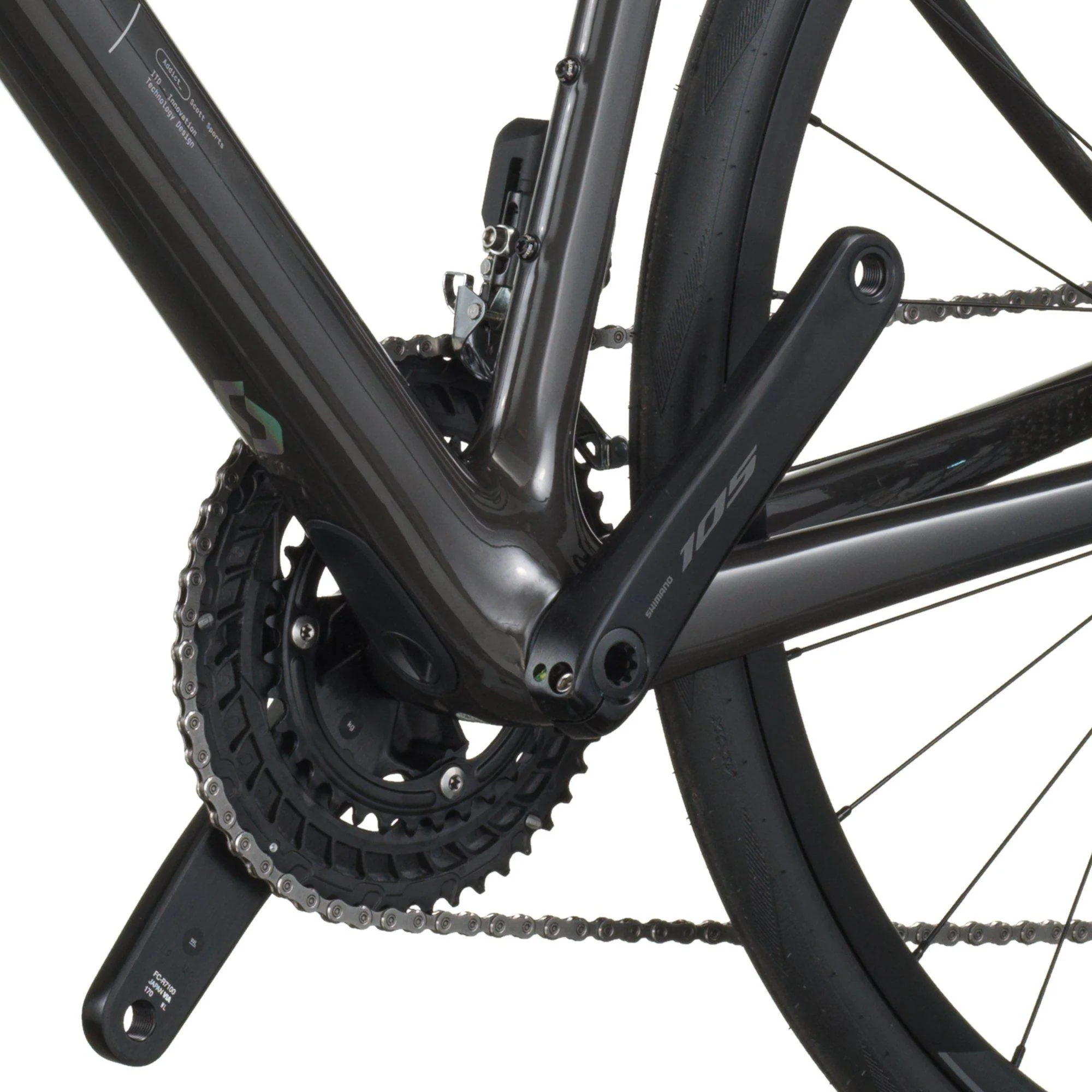 Addict 40 Road Bike - Black - Image 8