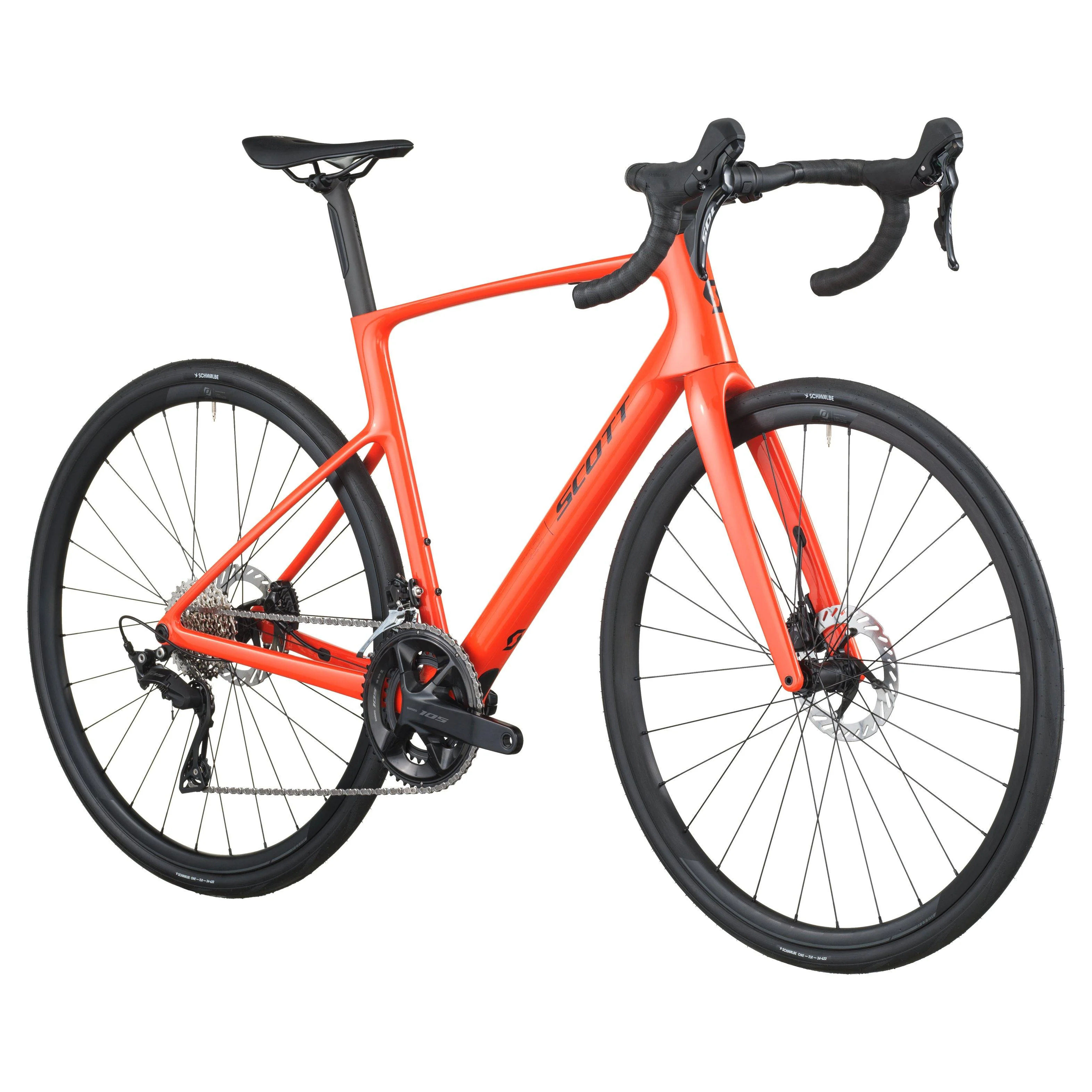 Addict 50 Road Bike - Orange - Image 2