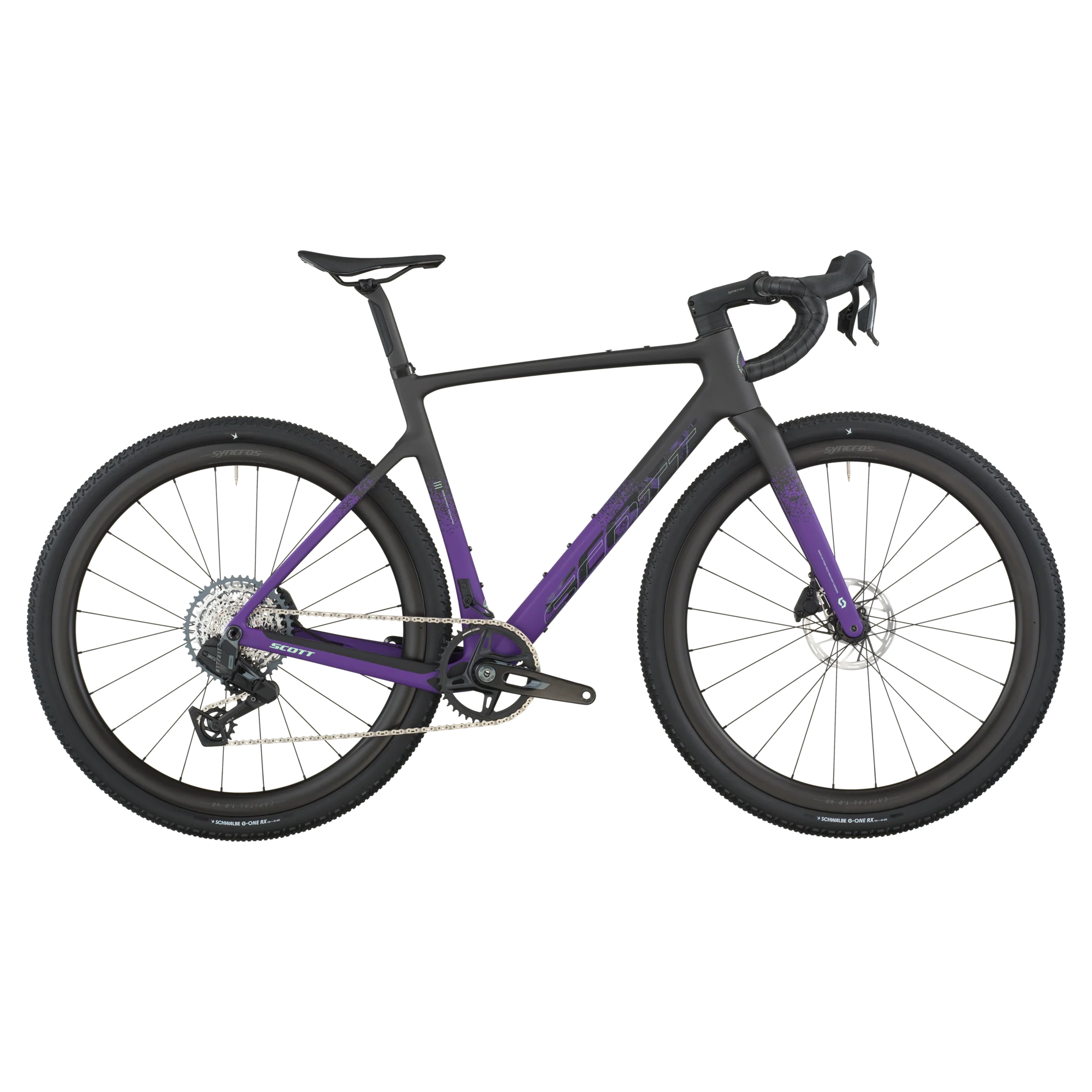 Addict Gravel 20 Gravel Bike - Black / Purple
