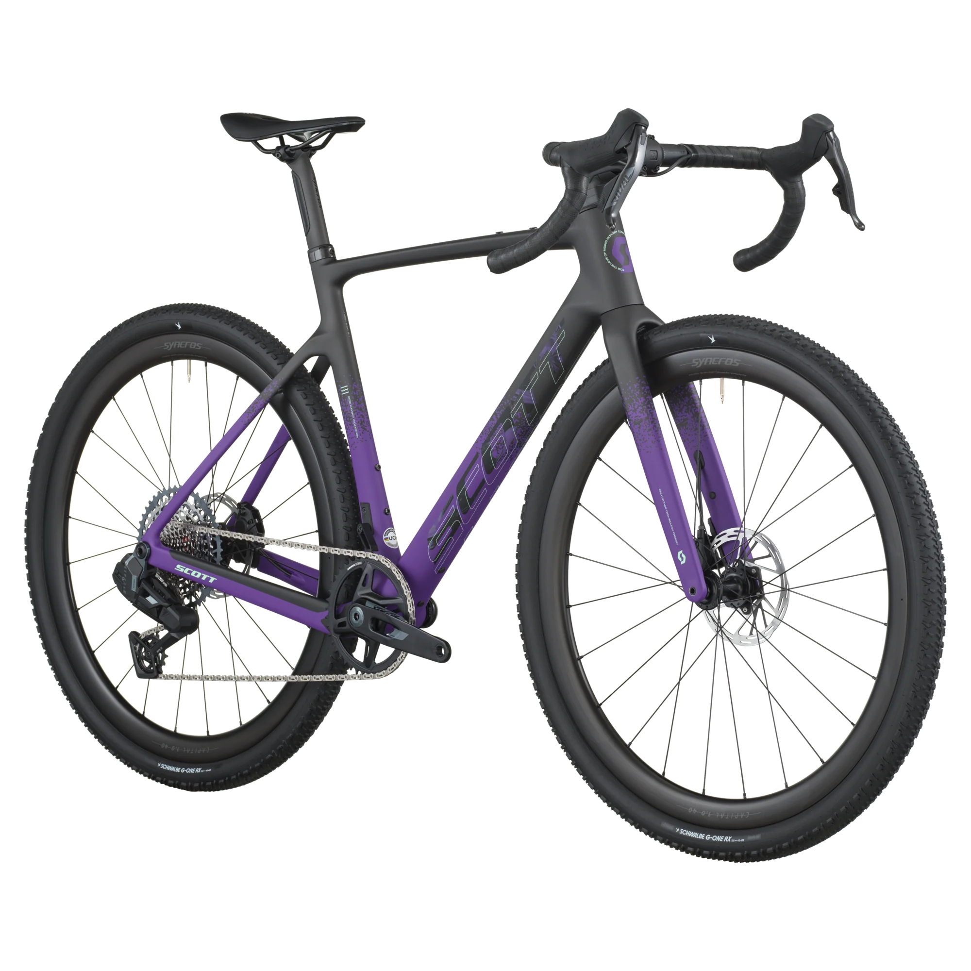 Addict Gravel 20 Gravel Bike - Black / Purple - Image 2