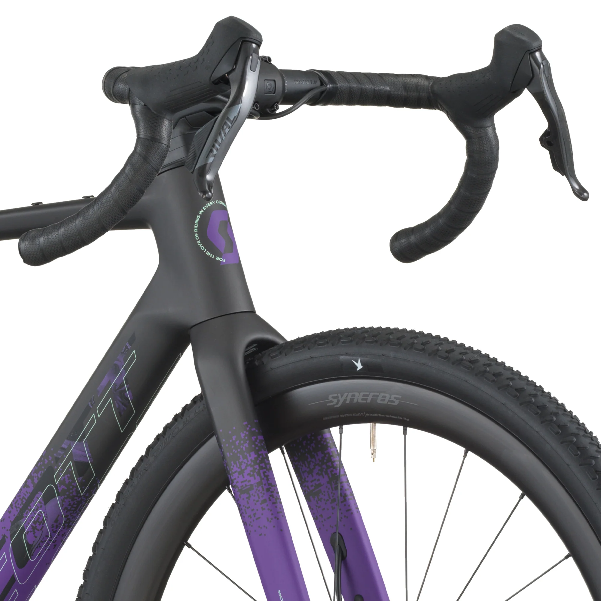 Addict Gravel 20 Gravel Bike - Black / Purple - Image 4