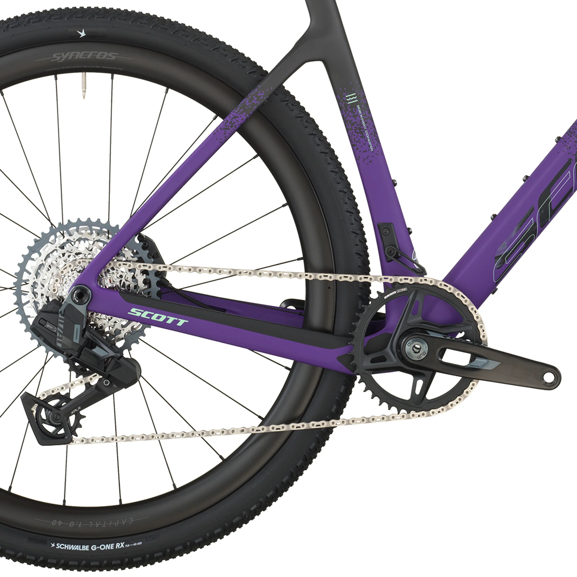 Addict Gravel 20 Gravel Bike - Black / Purple - Image 7