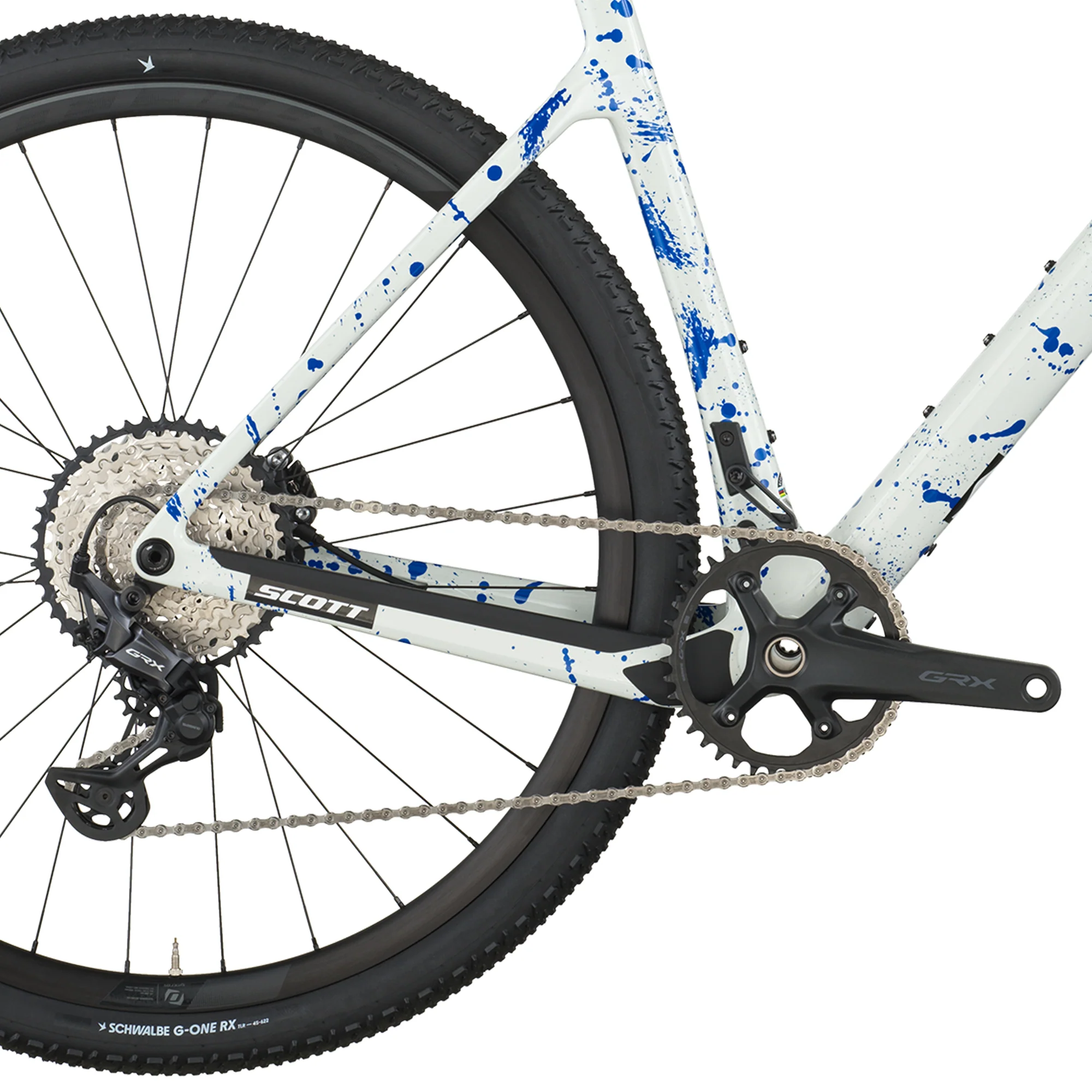 Addict Gravel 30 Gravel Bike - White / Blue - Image 9