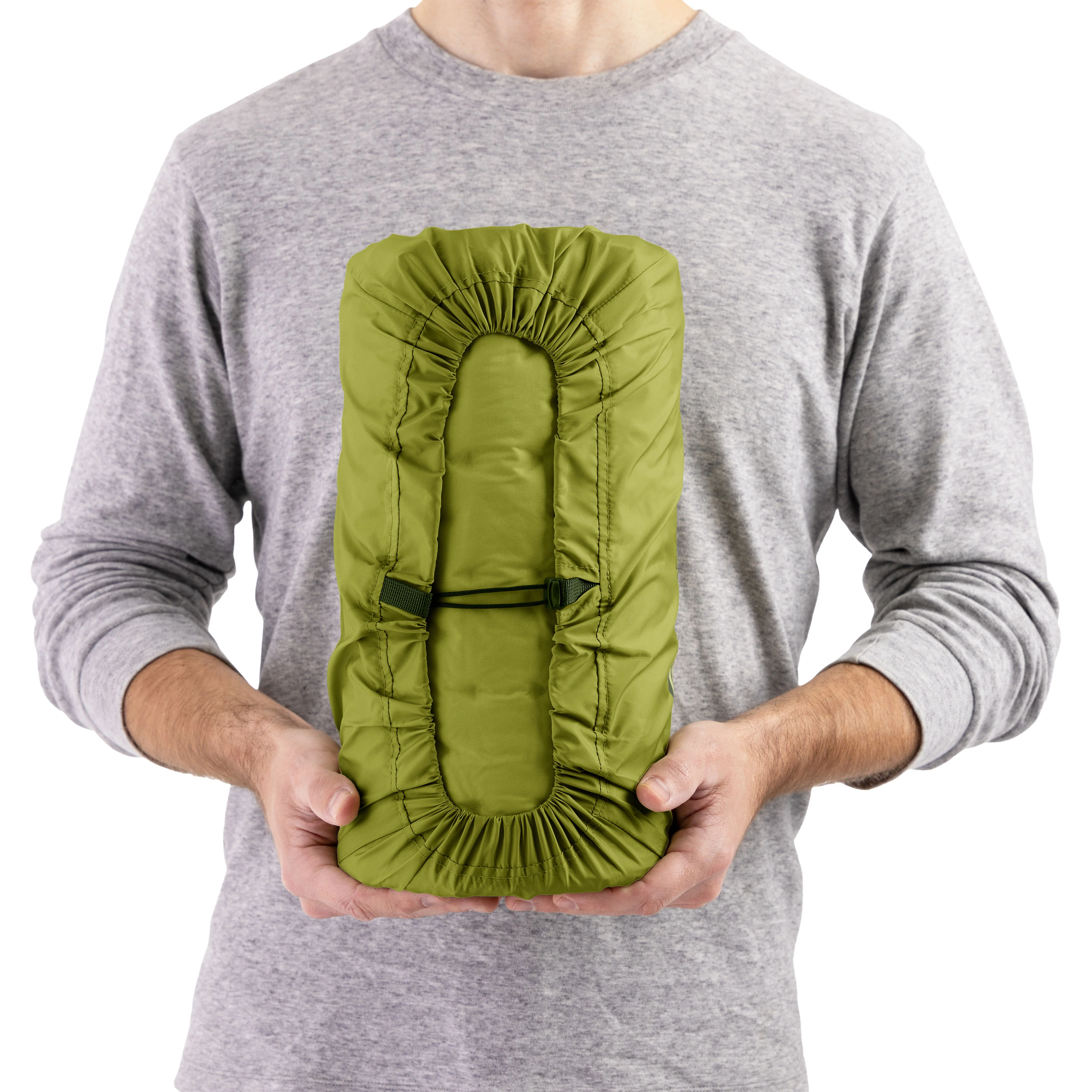 Self Inflating Camp Sleeping Mat Wide - Green - Image 4