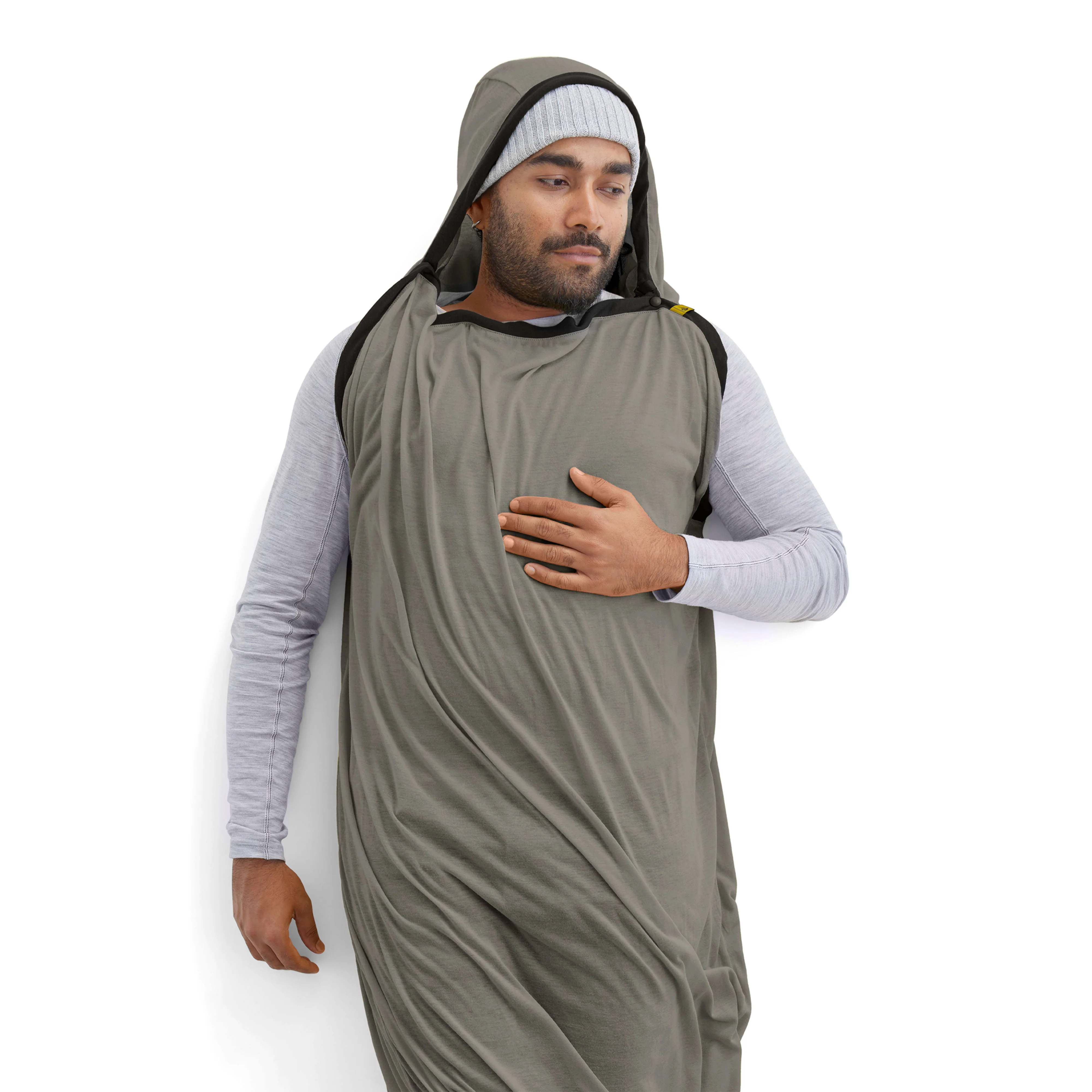 Reactor Lightweight Sleeping Bag Liner - Grey - Image 3