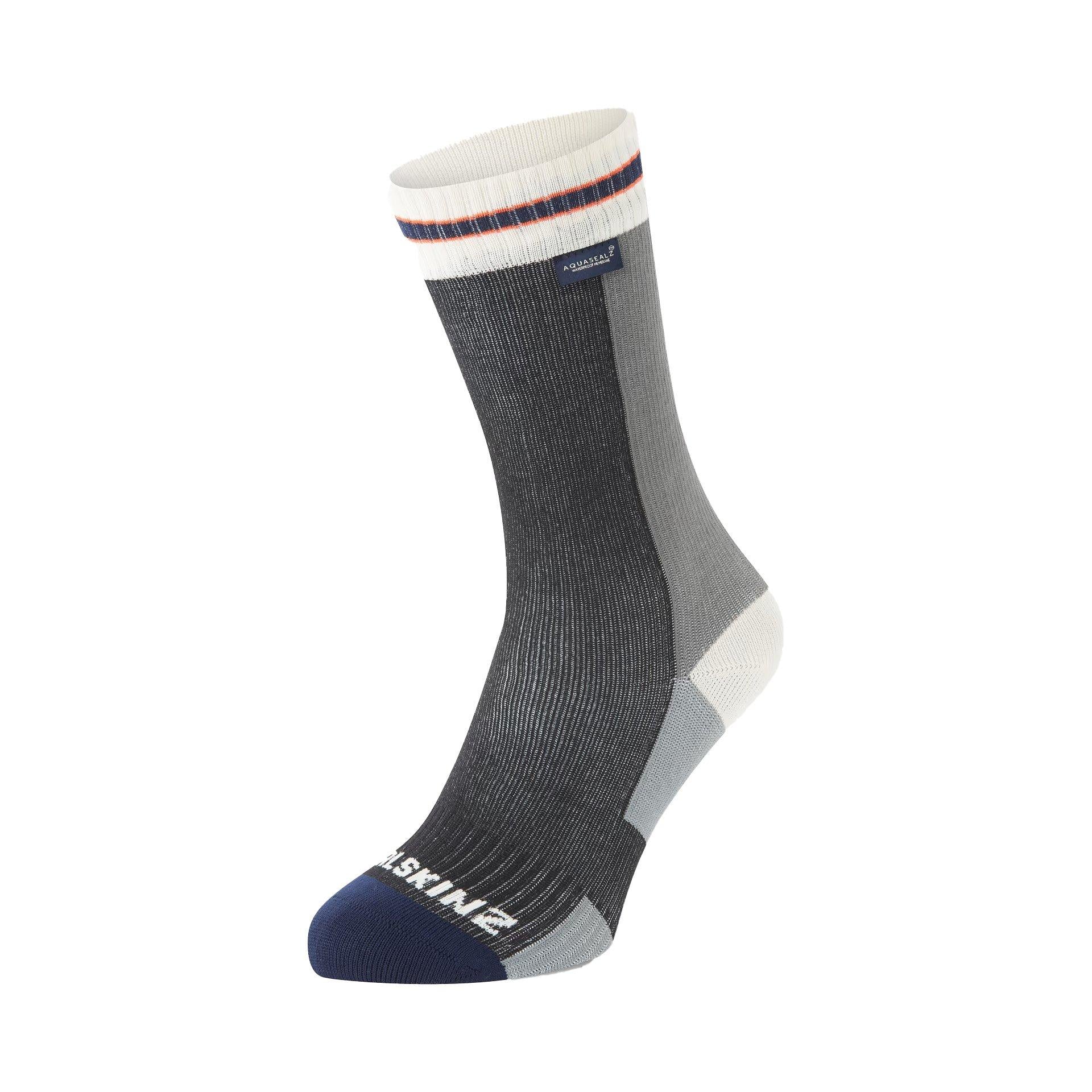 Unisex Billockby Waterproof Lightweight Mid Cycling Socks - Black