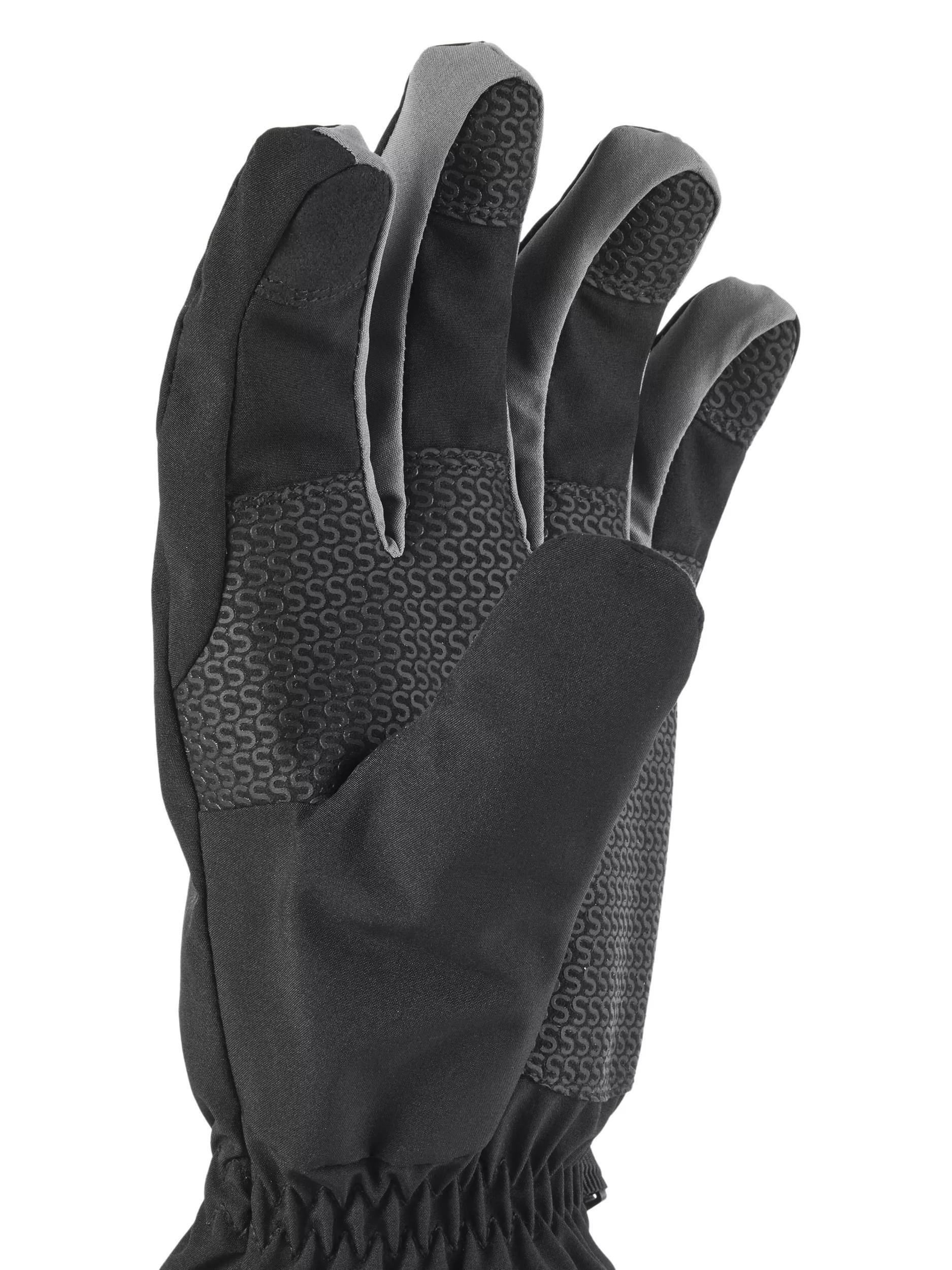 Unisex Drayton Waterproof Gloves - Black - Image 2