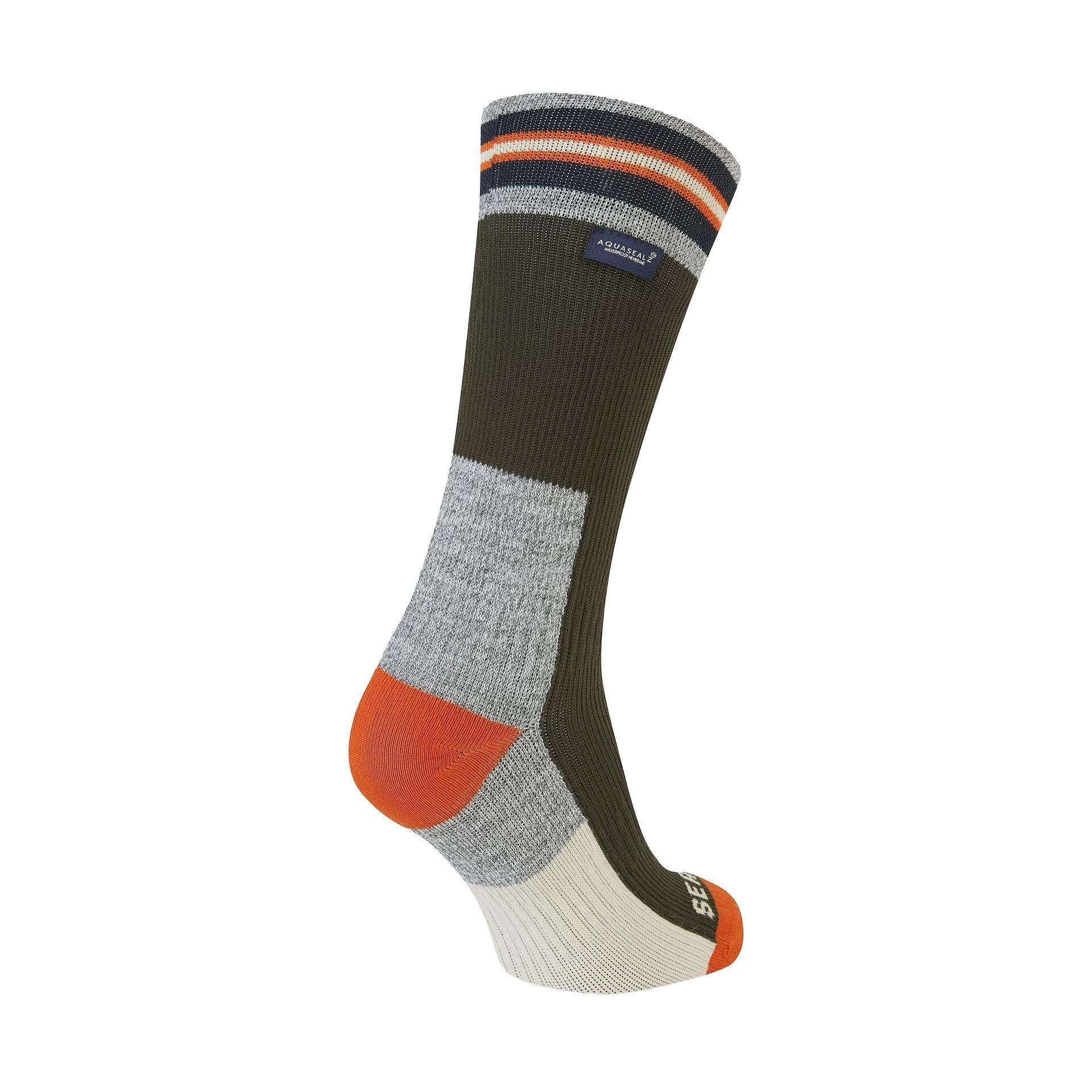 Unisex Surlingham Waterproof Mid Socks - Green - Image 2