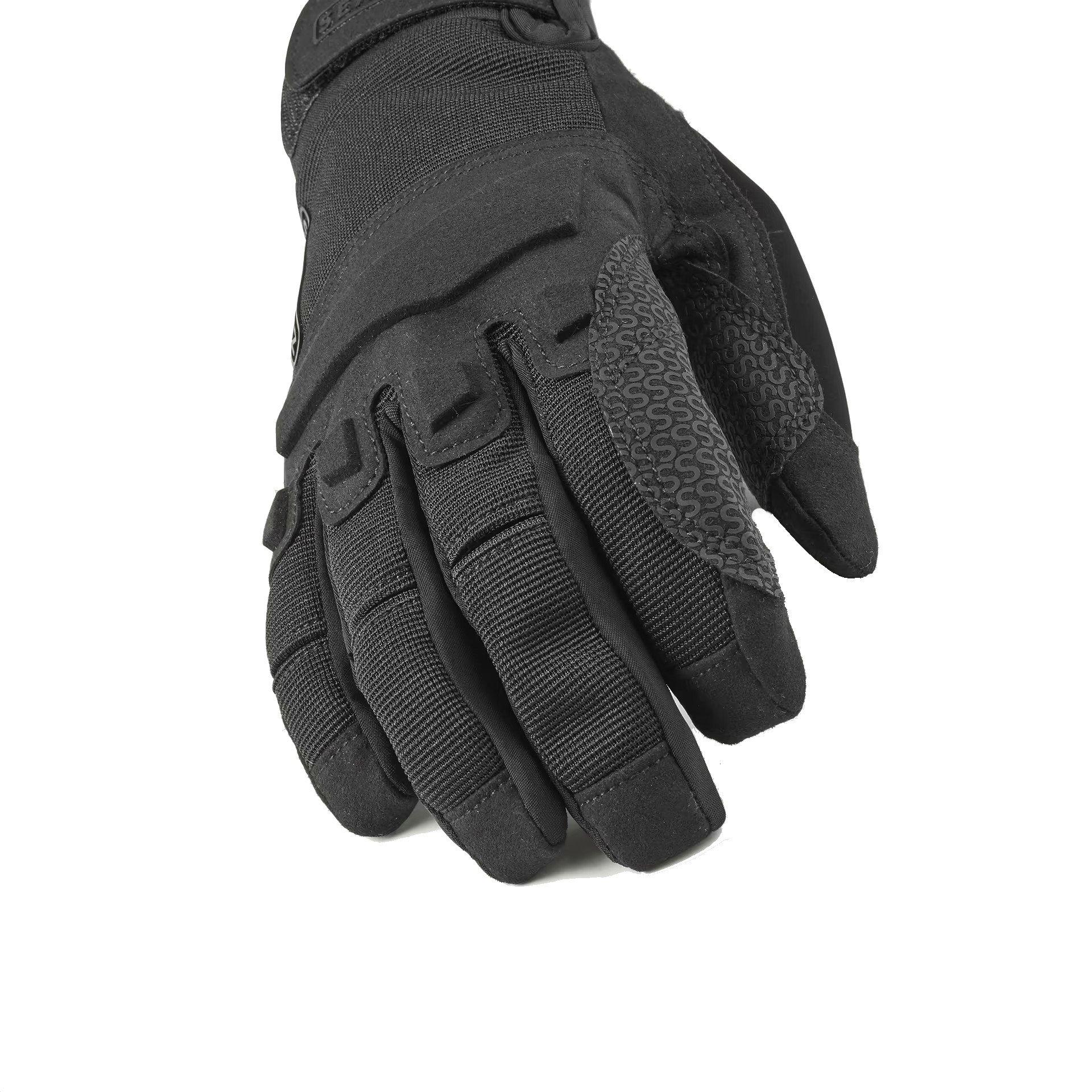 Men's Sutton Waterproof Mountain Biking Gloves - Black - Image 2