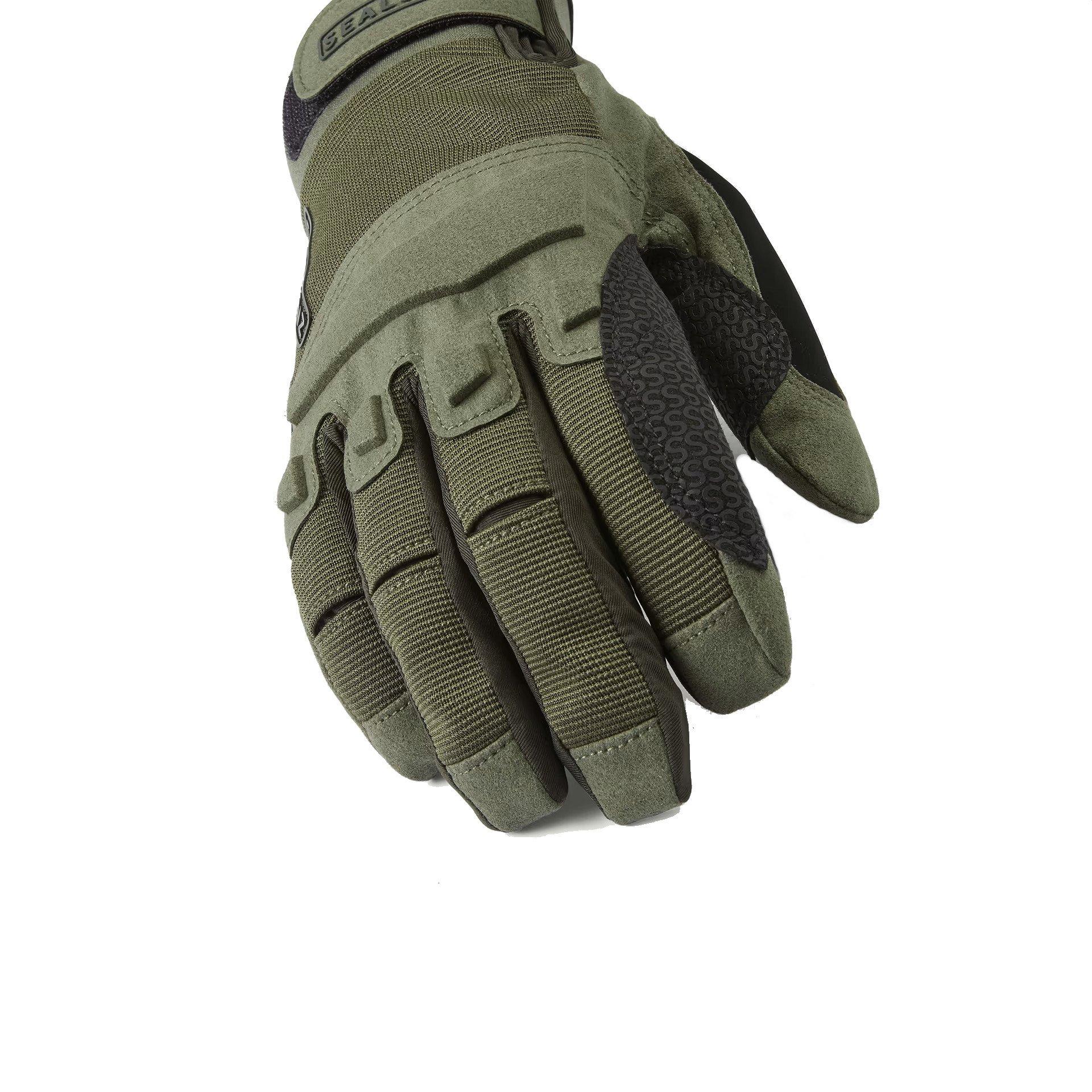 Unisex Sutton Waterproof Mountain Biking Gloves - Green - Image 3