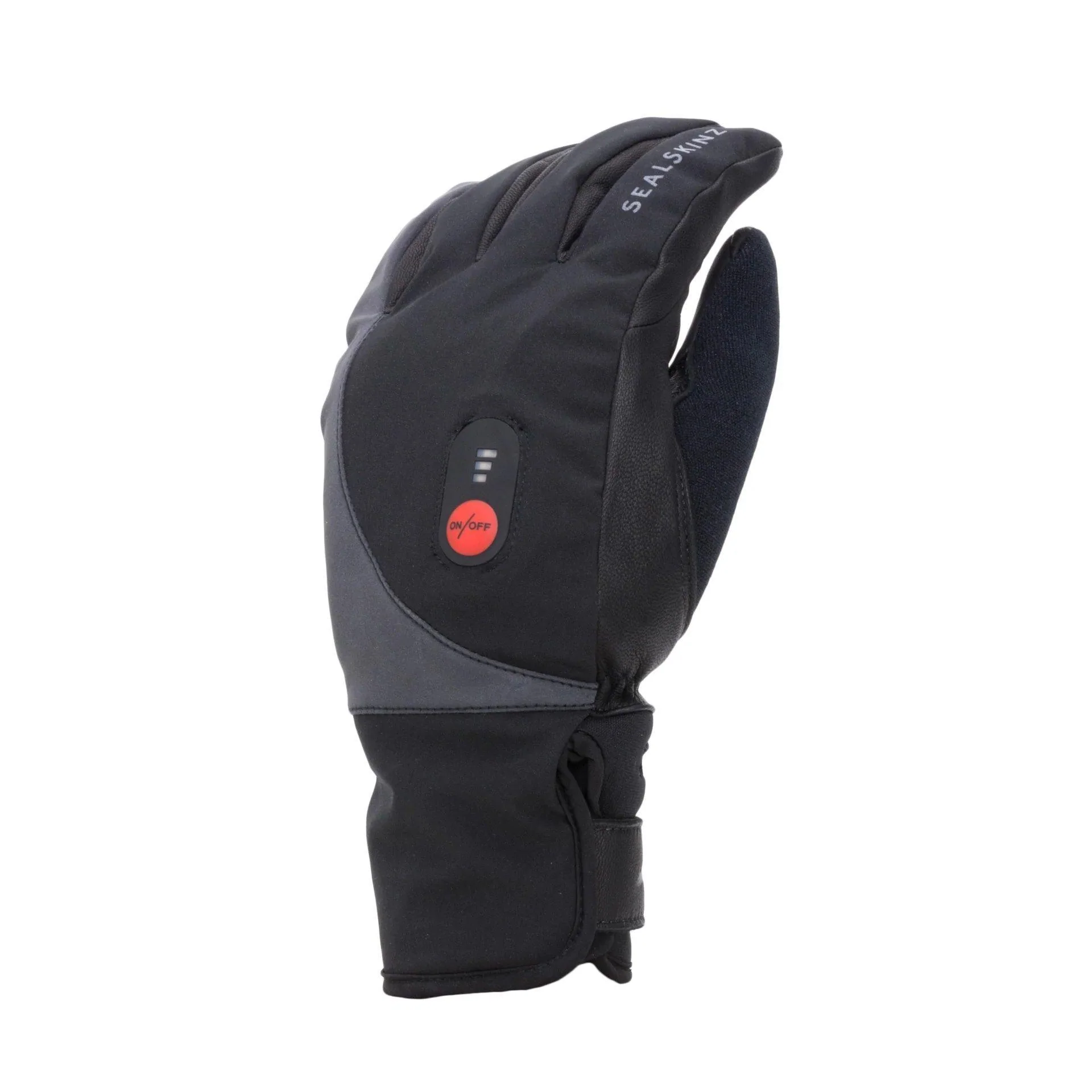 Upwell Waterproof Heated Cycling Gloves - Black