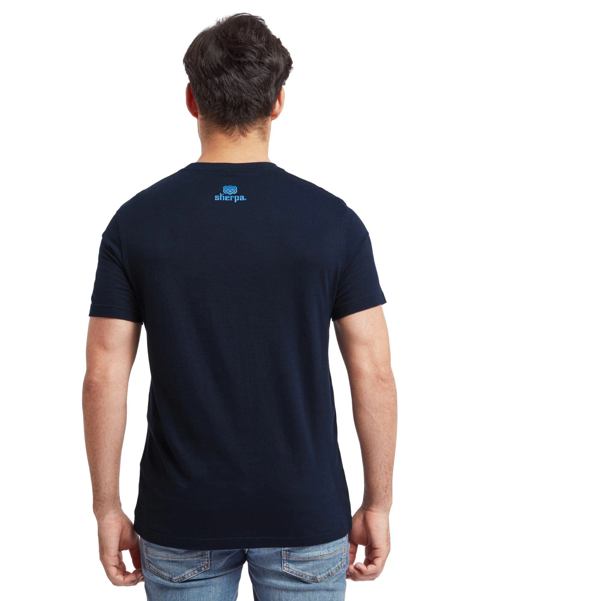 Men's Tarcho Short-Sleeved T-Shirt - Navy - Image 4