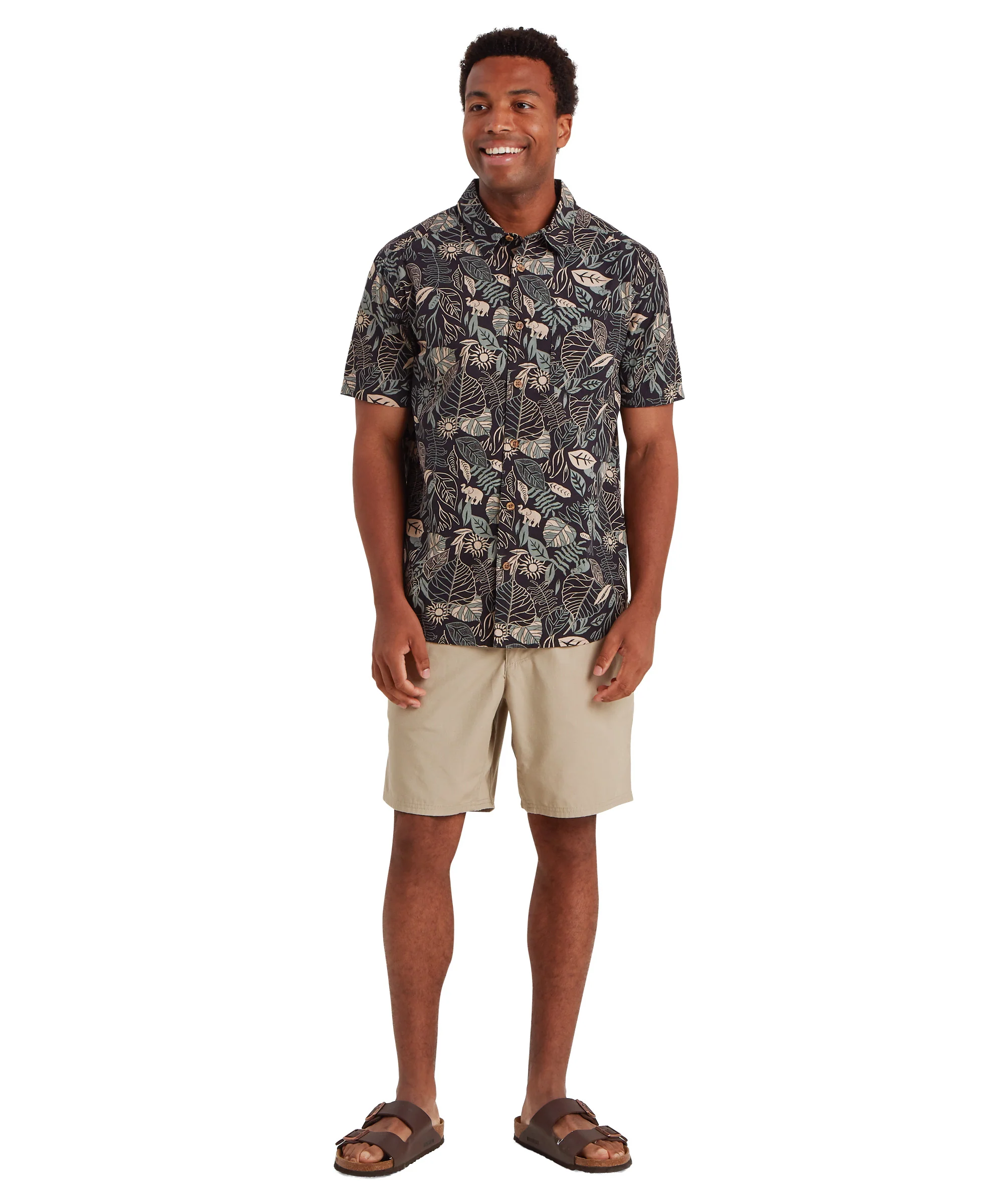Men's Balun Short-Sleeve Shirt - Black - Image 5