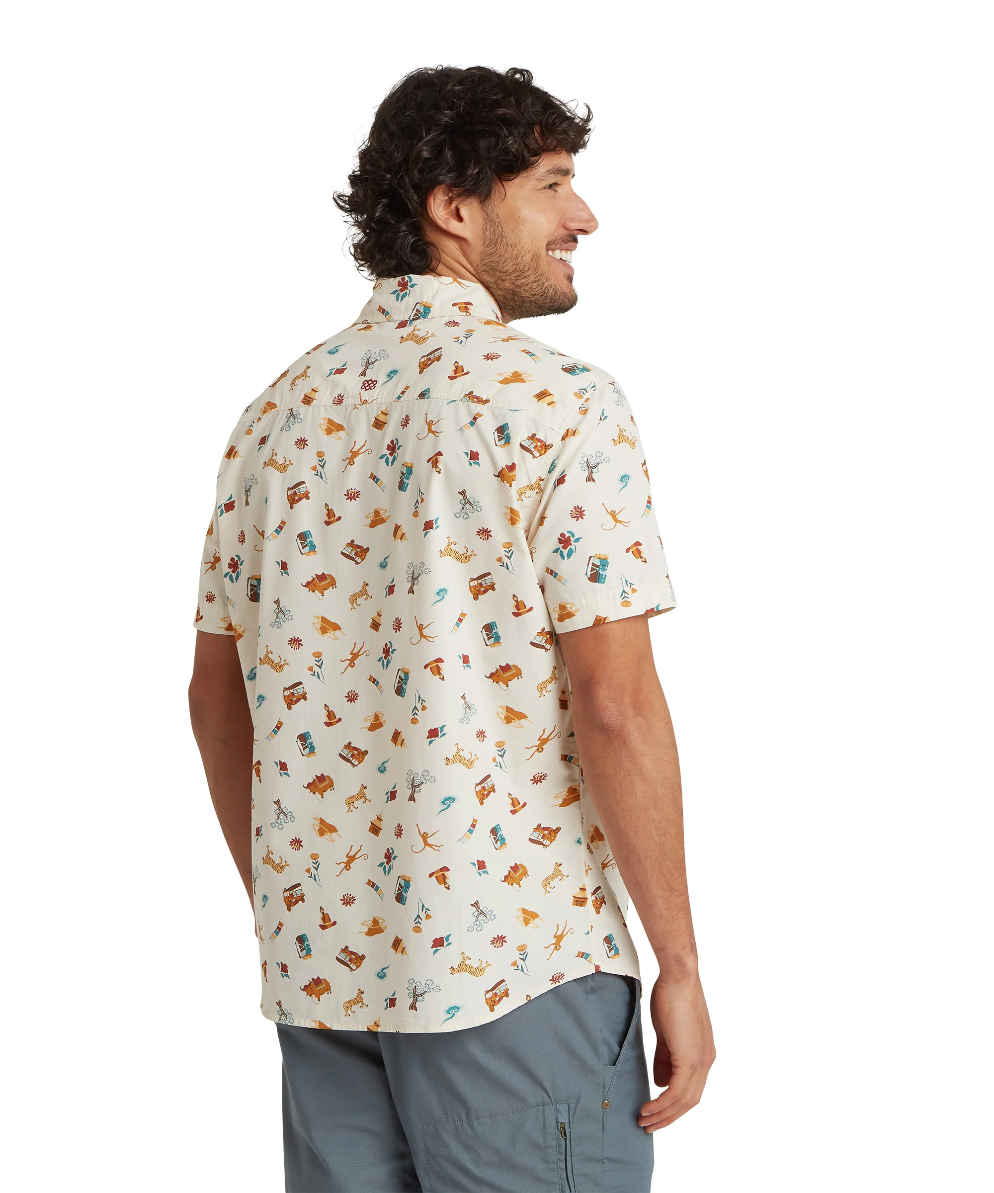 Men's Balun Short-Sleeve Shirt - Cream - Image 4