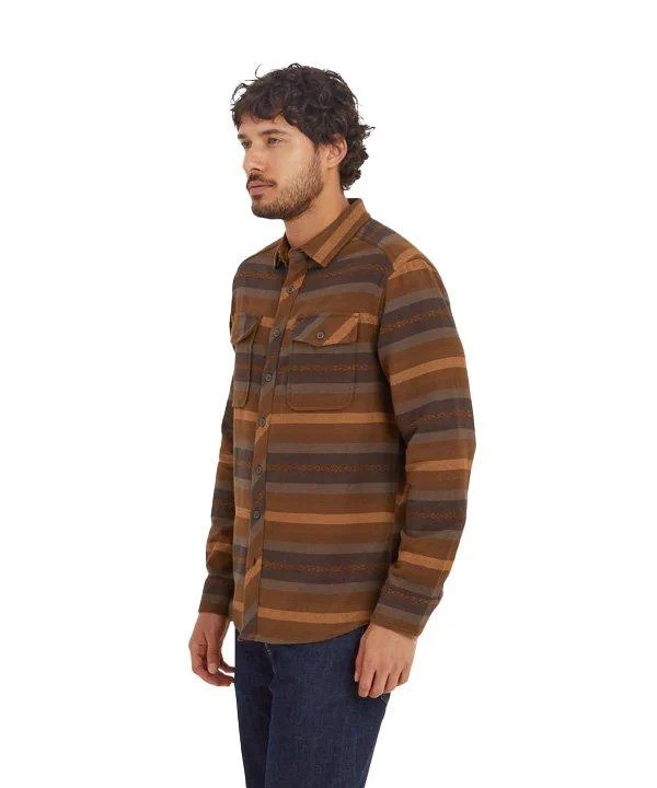 Men's Choejor Long-Sleeve Shirt - Brown - Image 4