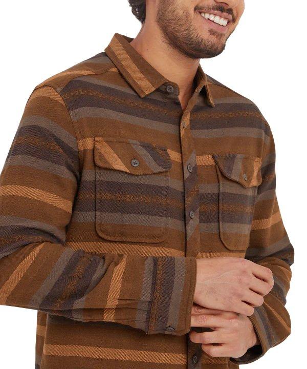 Men's Choejor Long-Sleeve Shirt - Brown - Image 5