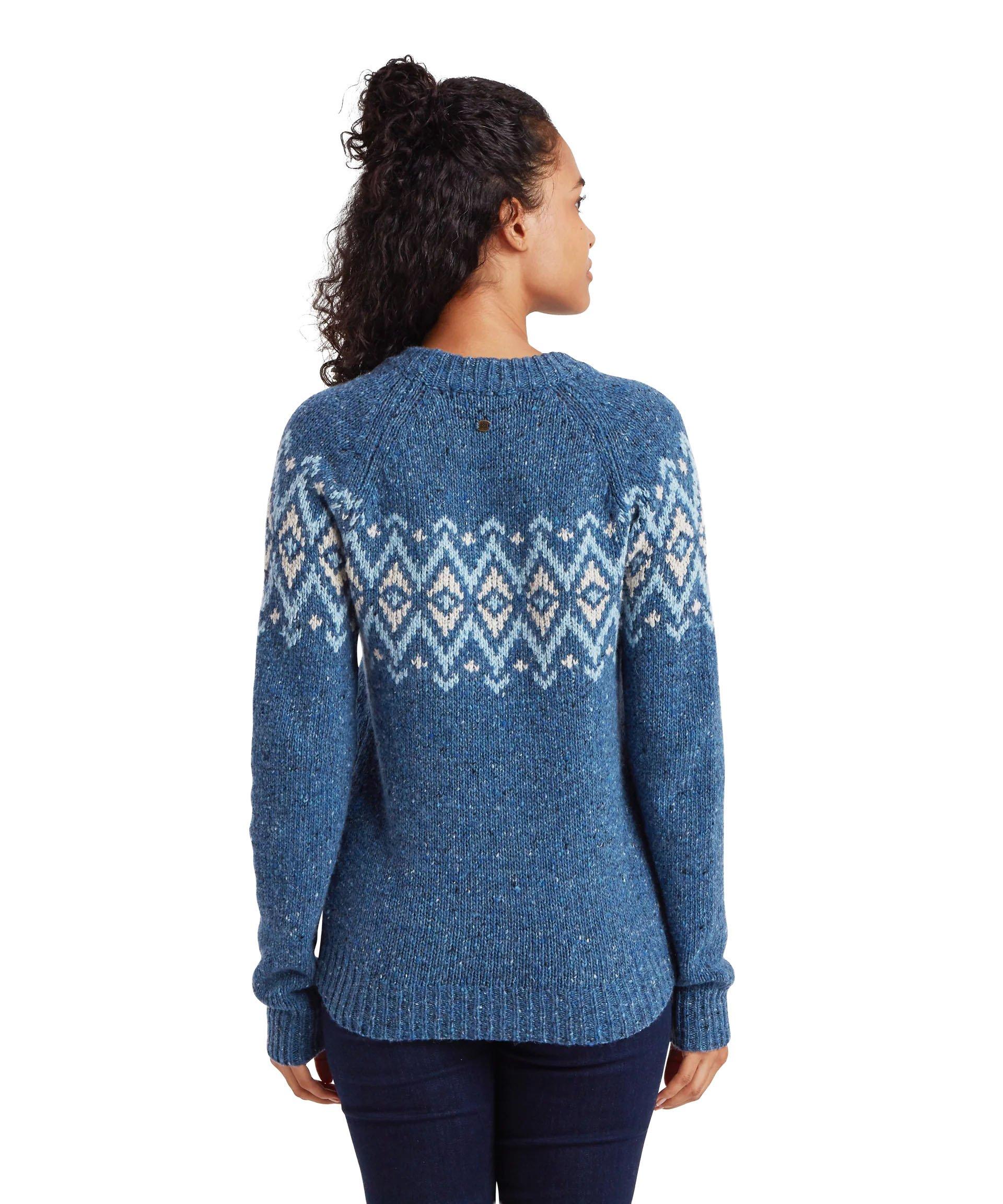Women's Dumji Crew Sweater - Blue - Image 5