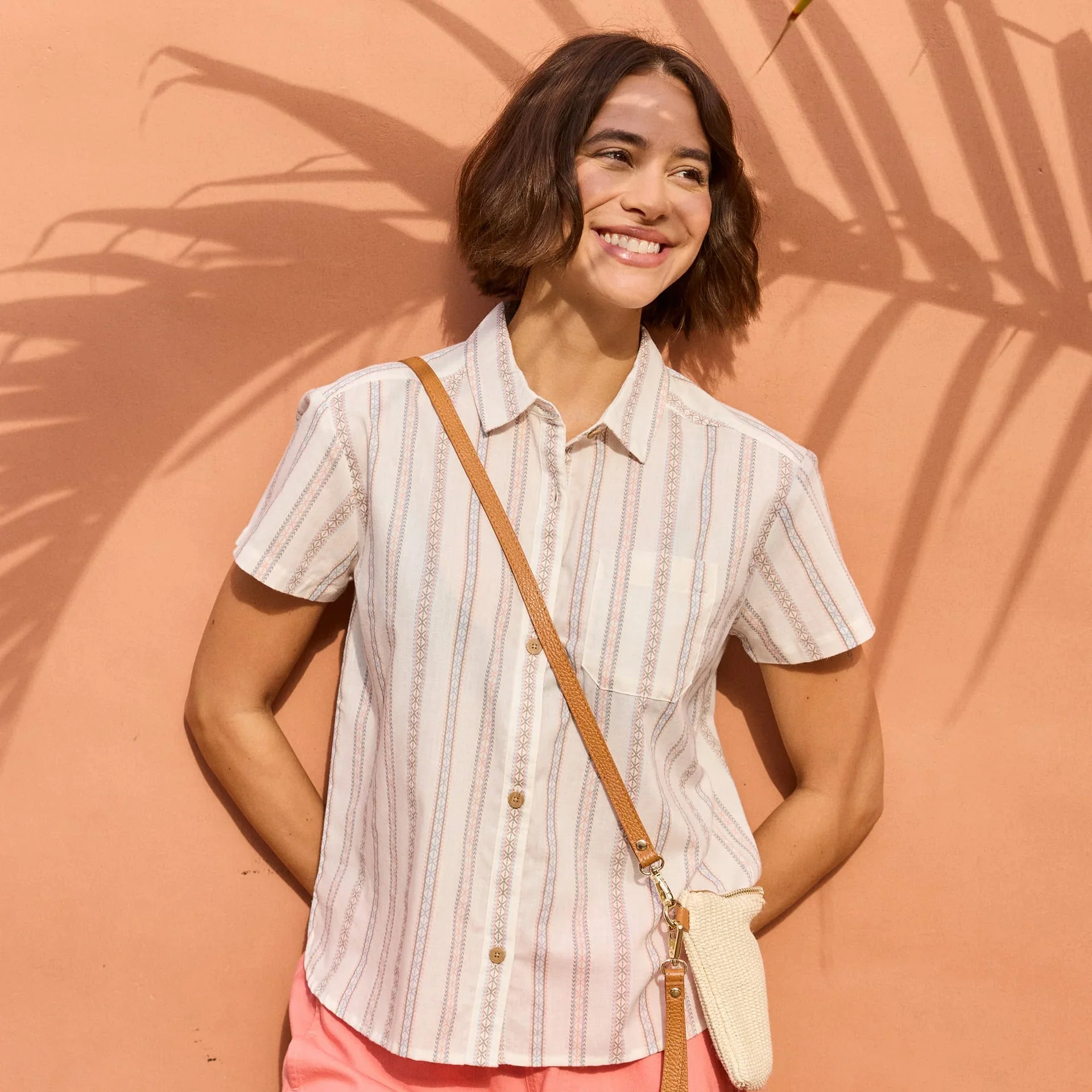 Women's Jaya Camp Shirt - Cream - Image 8