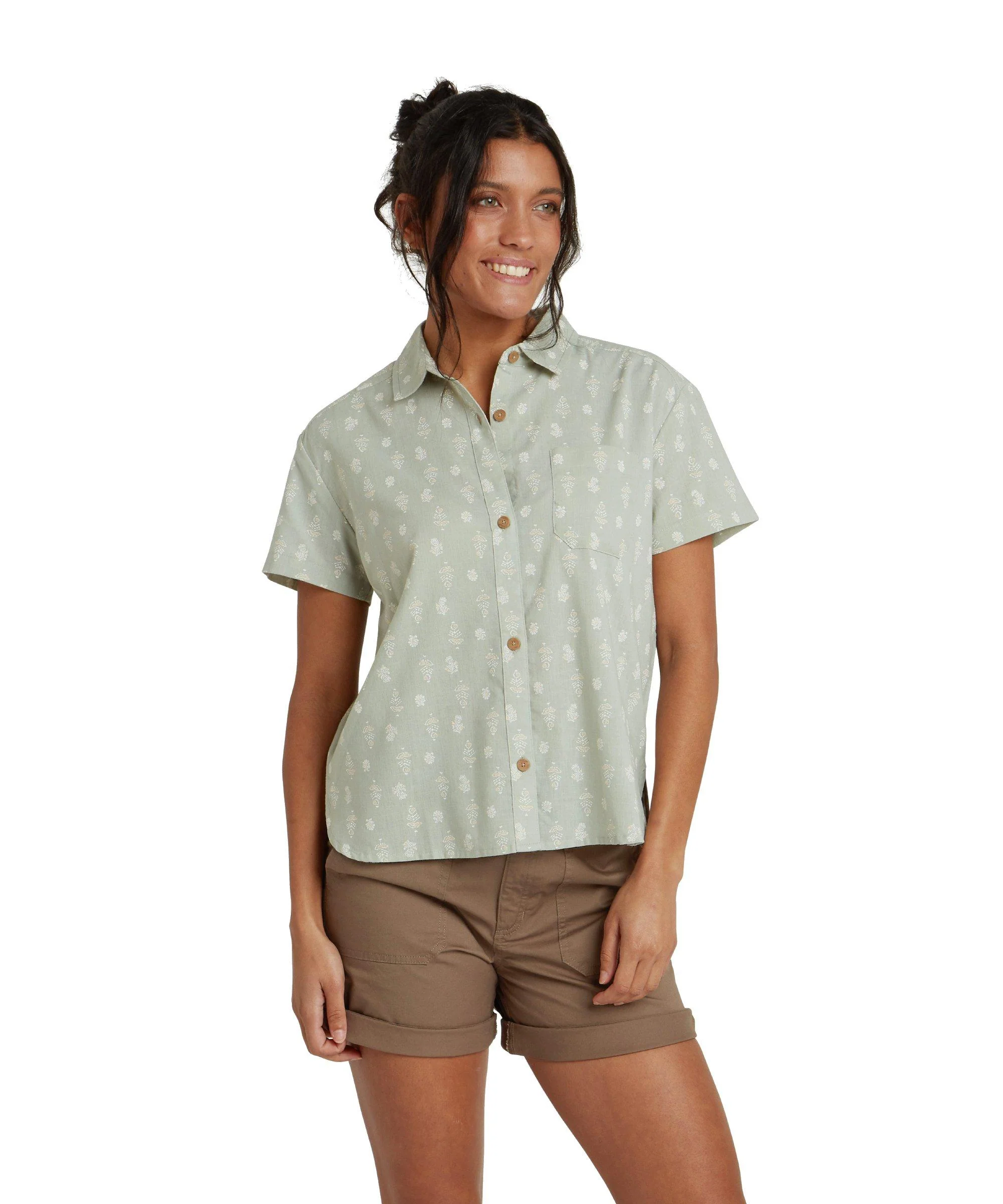 Women's Jaya Camp Shirt - Green - Image 2
