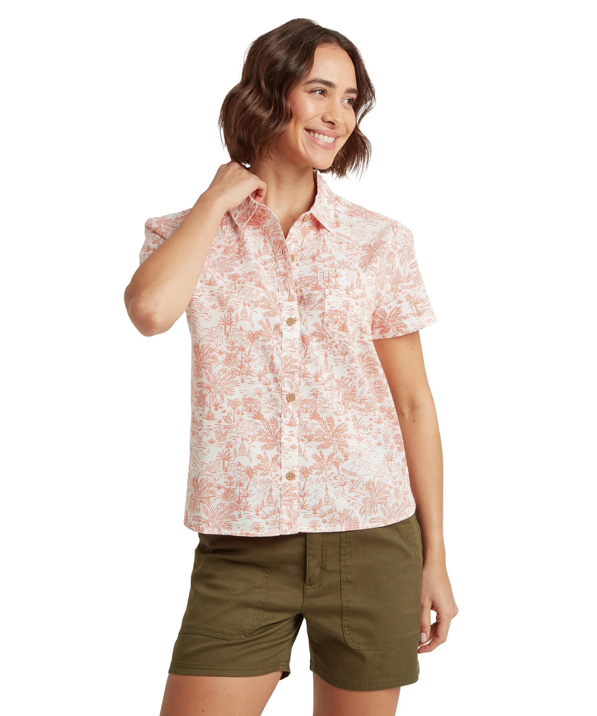 Women's Jaya Camp Shirt - Pink - Image 2