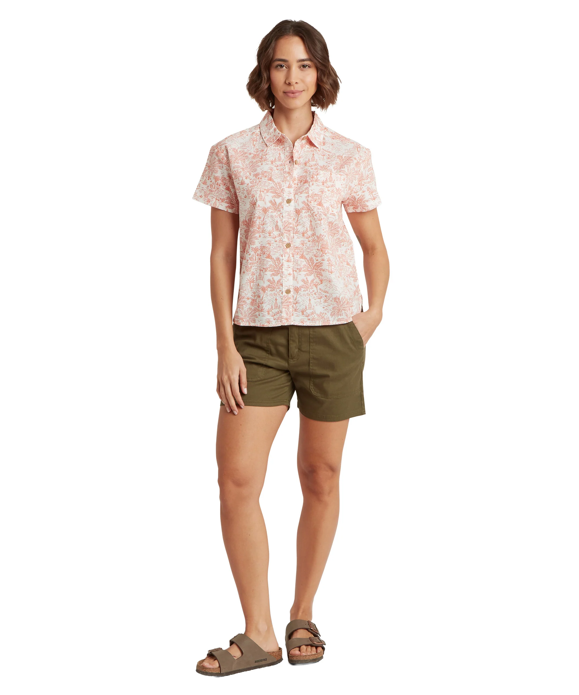 Women's Jaya Camp Shirt - Pink - Image 6