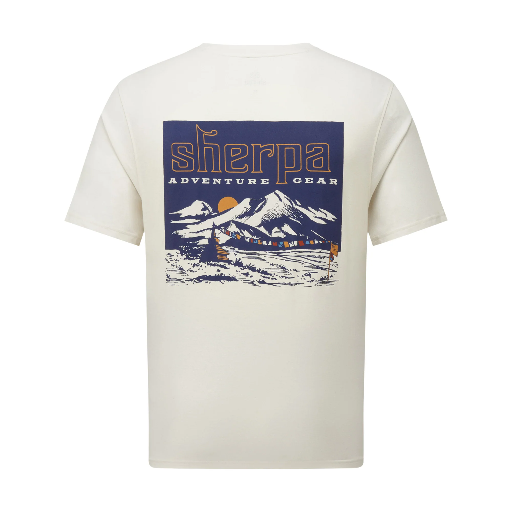 Men's Jutnu Himalayan T-Shirt - Cream - Image 2
